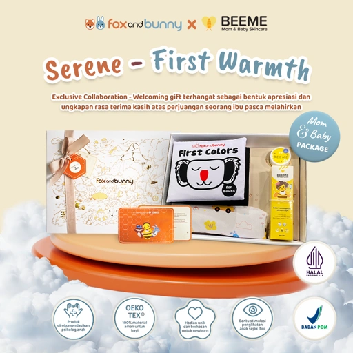Image of Hampers Serene First Warmth Series | Exclusively Collaboration foxandbunny X Beeme | Hampers Kado Hadiah Lahiran Bayi Anak Premium