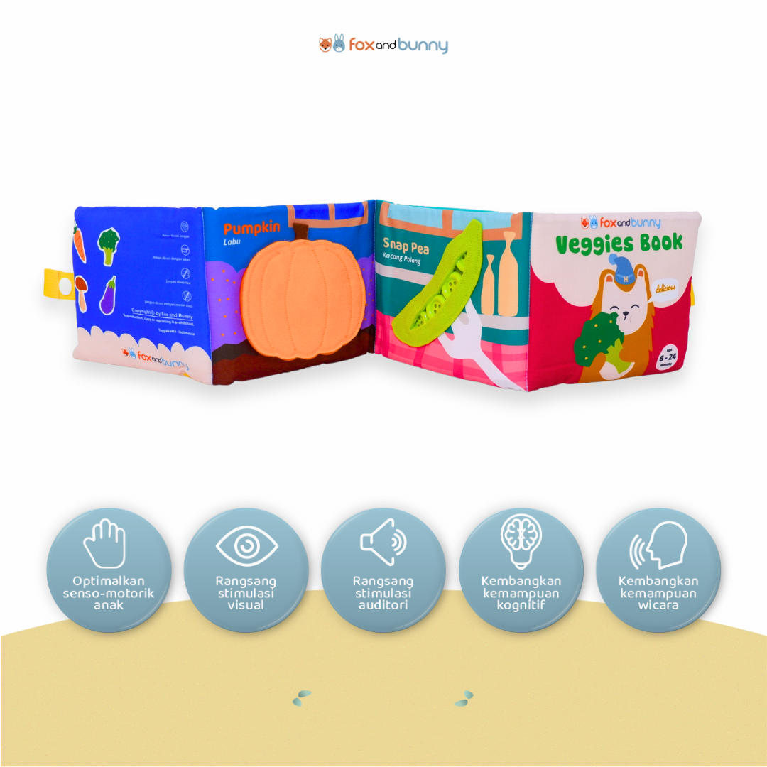 Gizi Frenzy - Baby Book - Bundling Baby Book - Fruits and Veggies