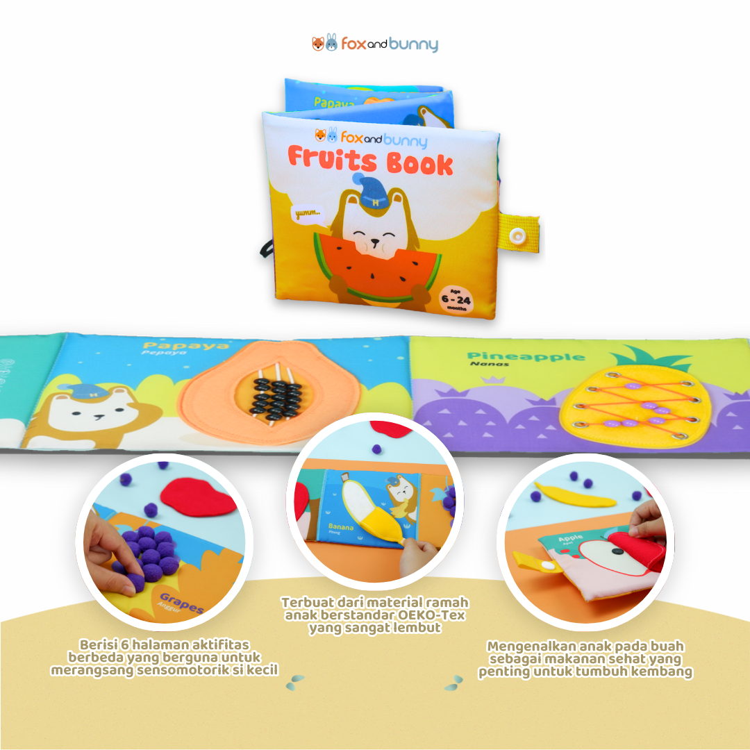Gizi Frenzy - Baby Book - Bundling Baby Book - Fruits and Veggies