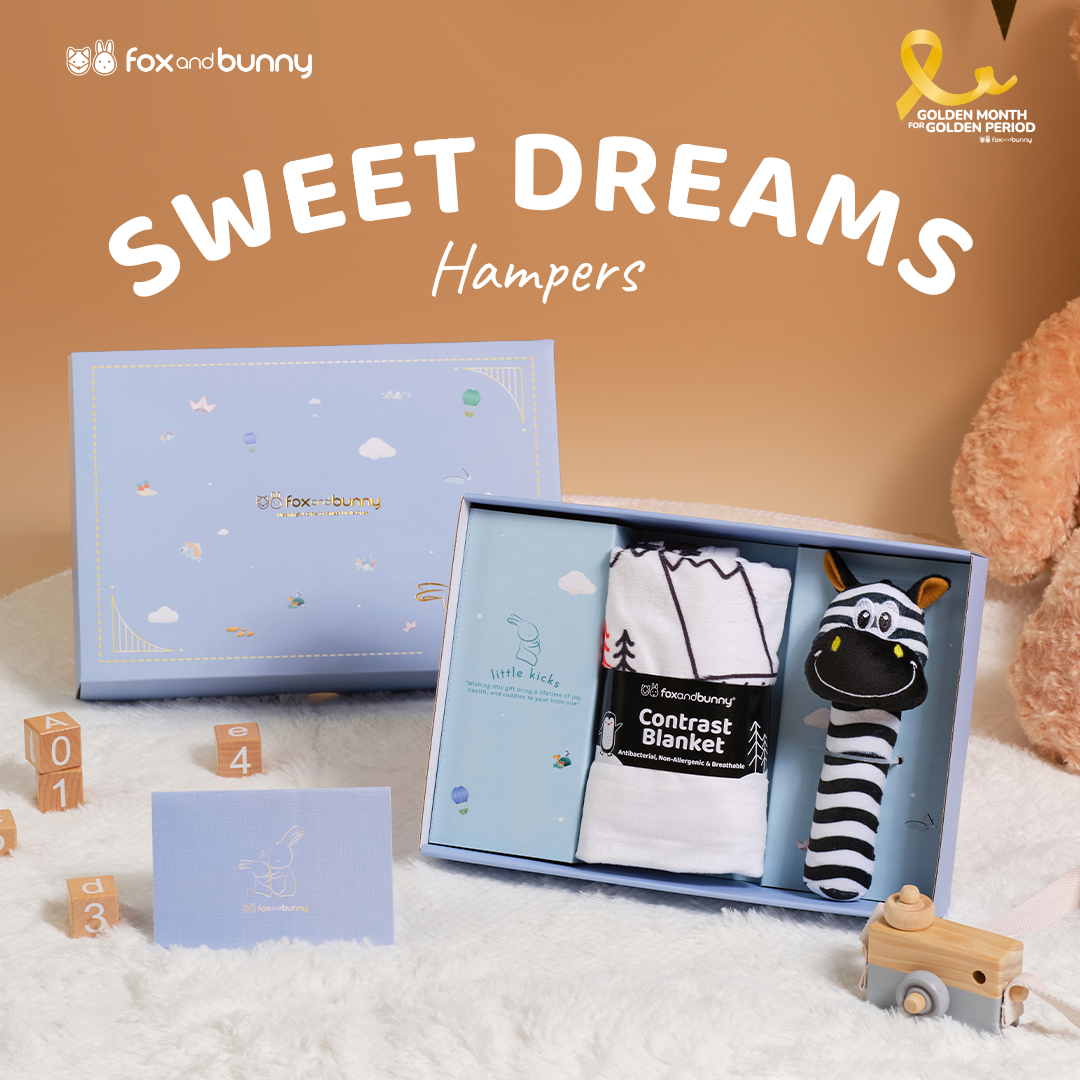 FoxandBunny | Hampers Newborn Eksklusif | Sweet Dreams Series | Kado Lahiran