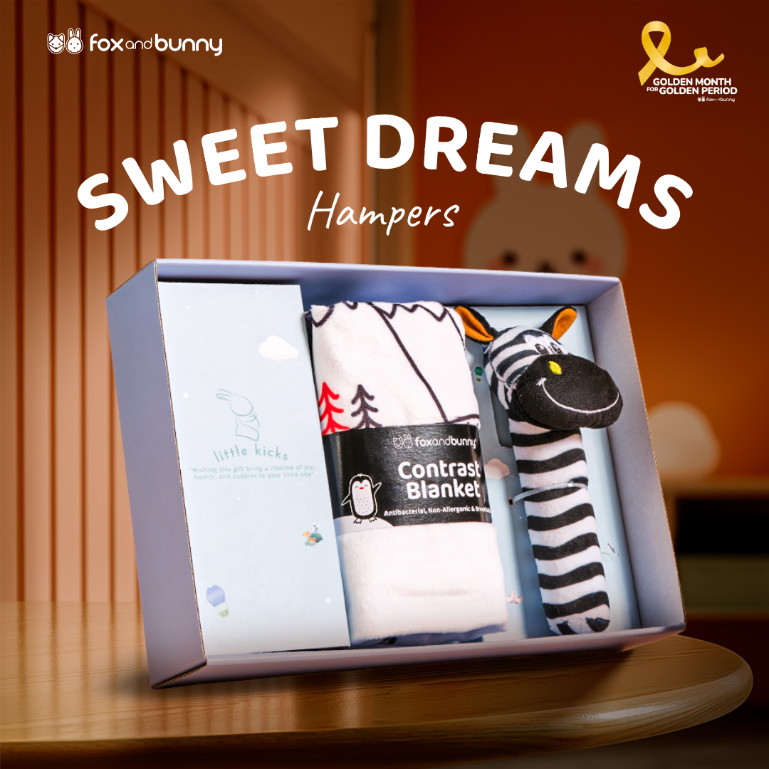 FoxandBunny | Hampers Newborn Eksklusif | Sweet Dreams Series | Kado Lahiran