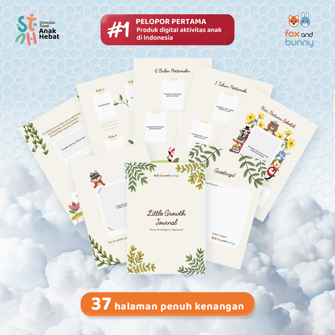Foxandbunny - E-Book Little Growth Journal | Edukasi Bayi Anak Usia 0+ Tahun
