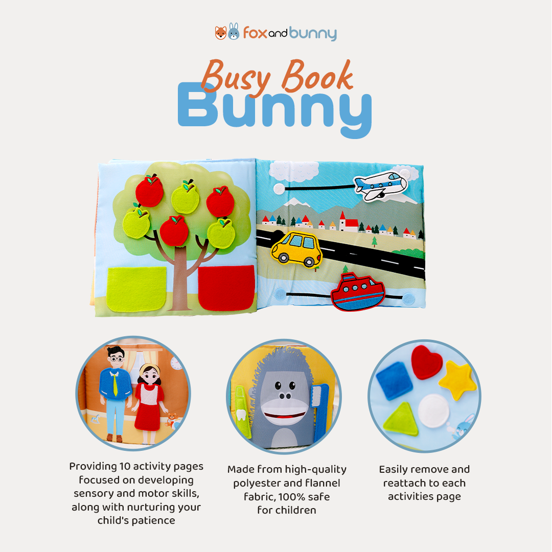 FUN - 1 Bunny + 3 Baby Book