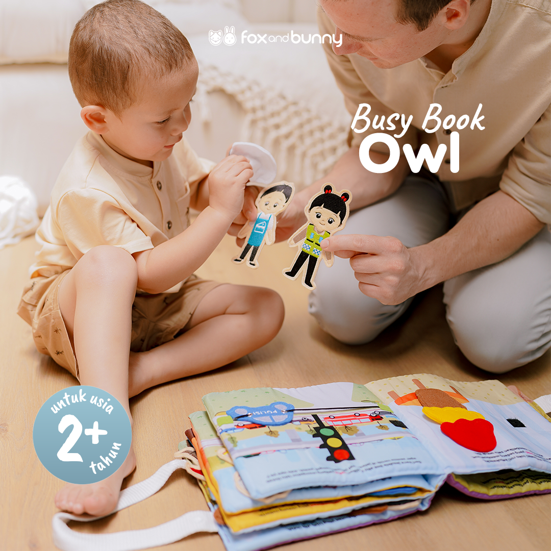 Foxandbunny - Busy Book Owl Profesi