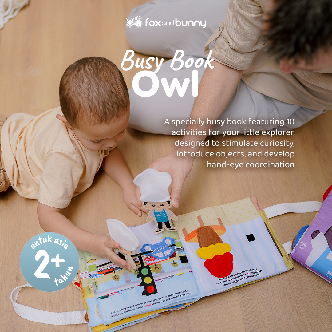 Foxandbunny - Busy Book Owl Profesi