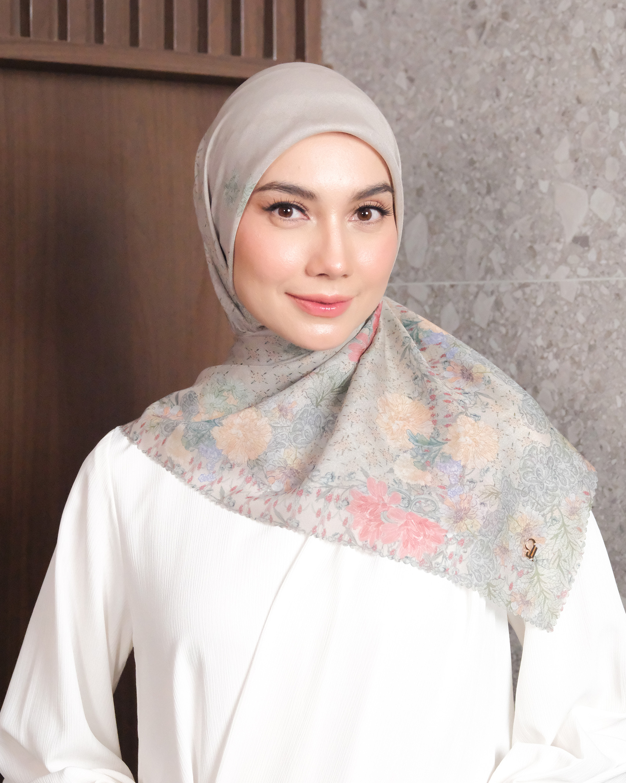 ARAYA SCARF - KHAKI