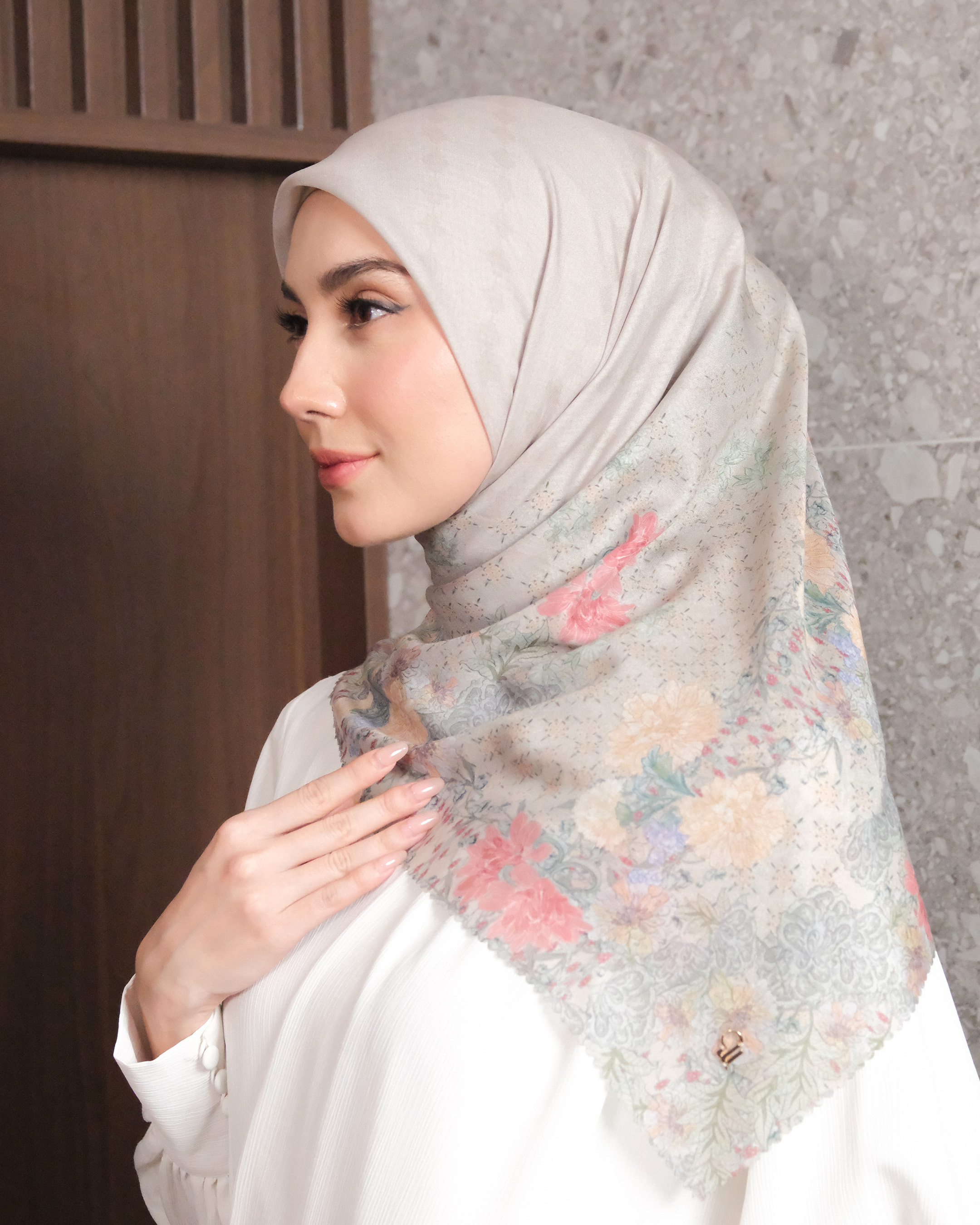 ARAYA SCARF - KHAKI