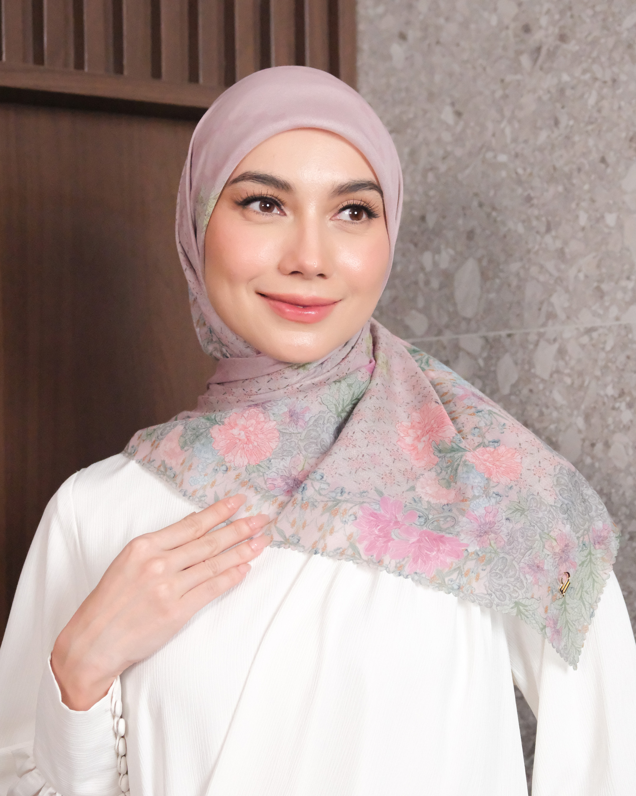 ARAYA SCARF - PINK PASTEL