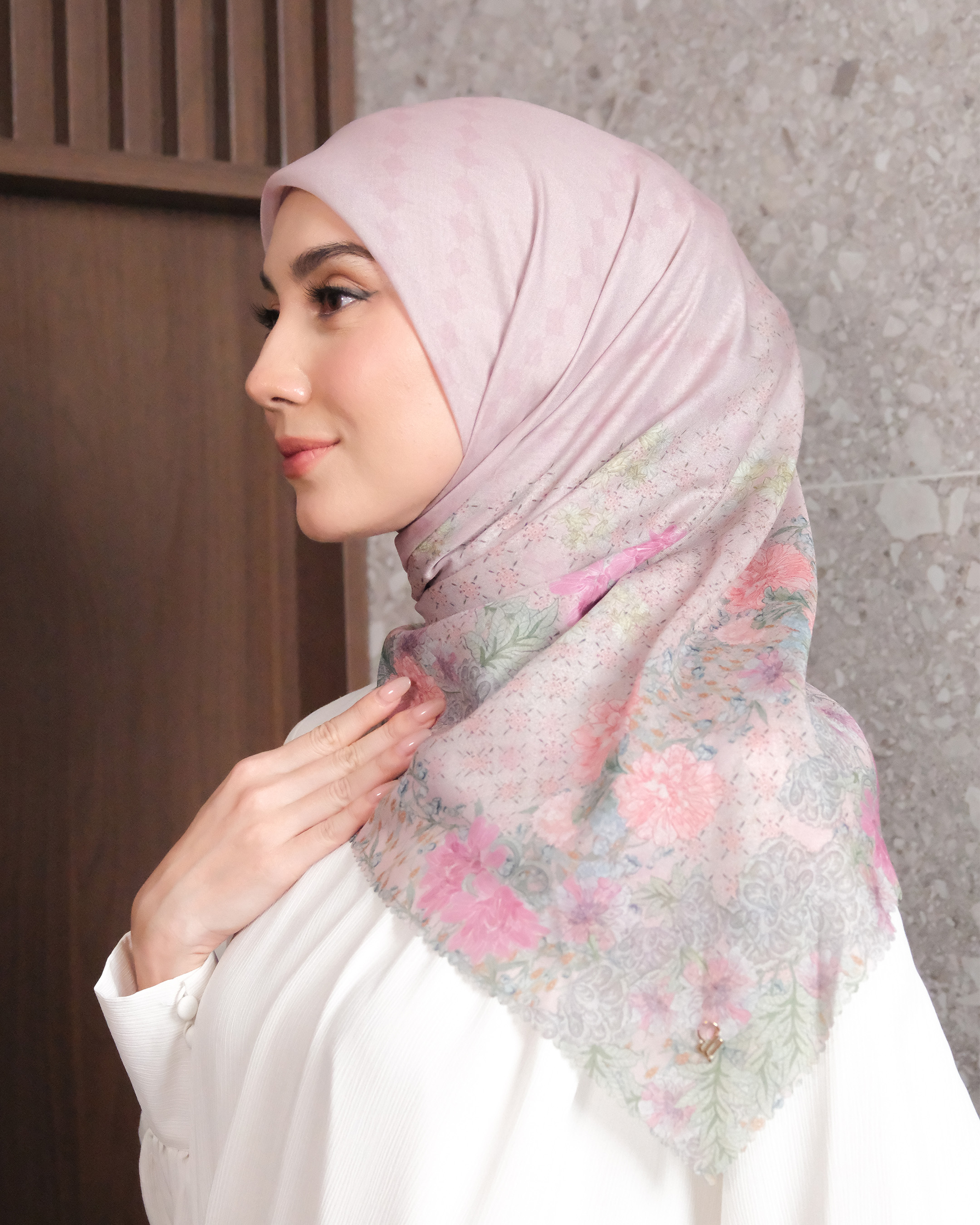 ARAYA SCARF - PINK PASTEL