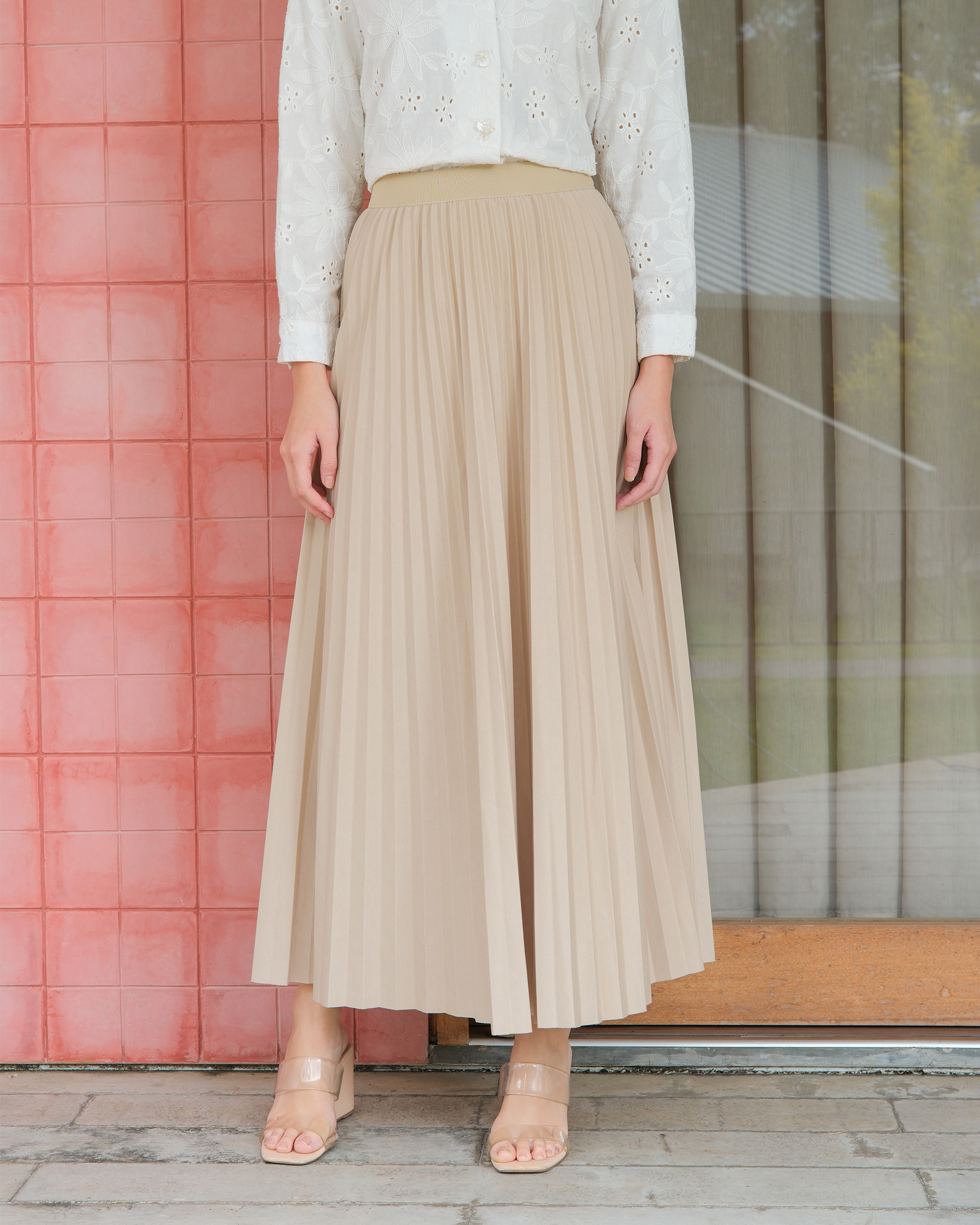 RANIA SKIRT - TAUPE