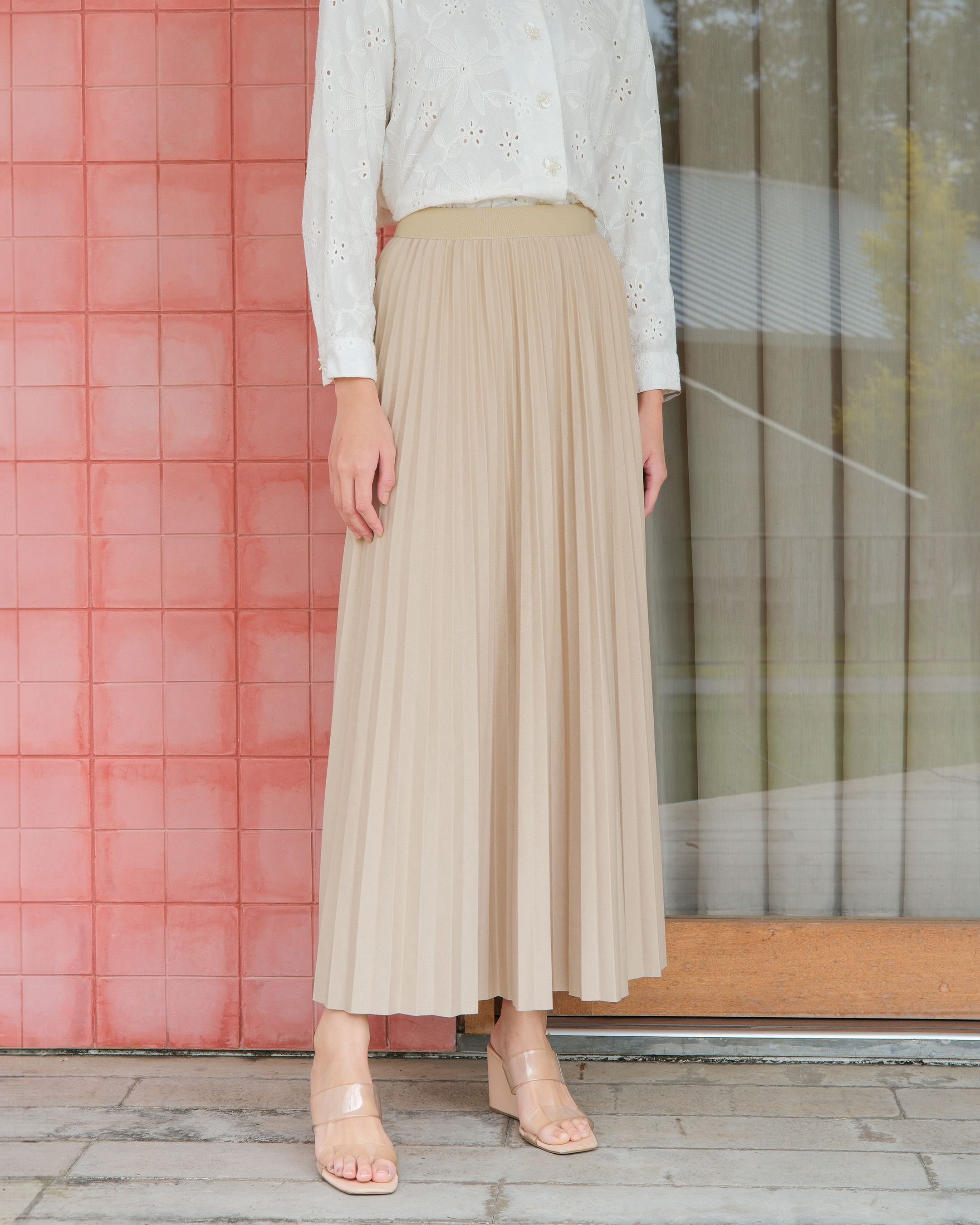 RANIA SKIRT - TAUPE