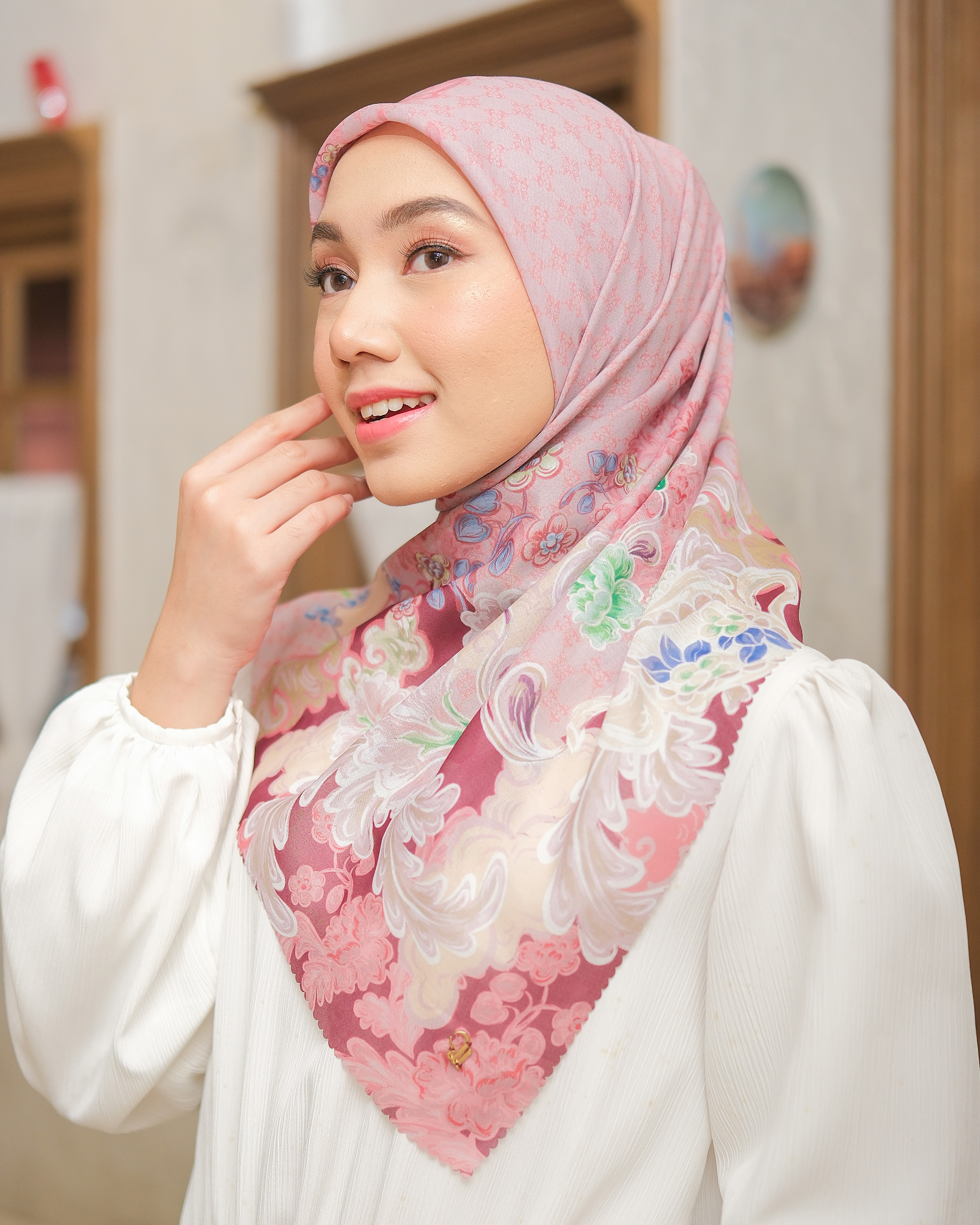 AMALA SCARF - GRAPE