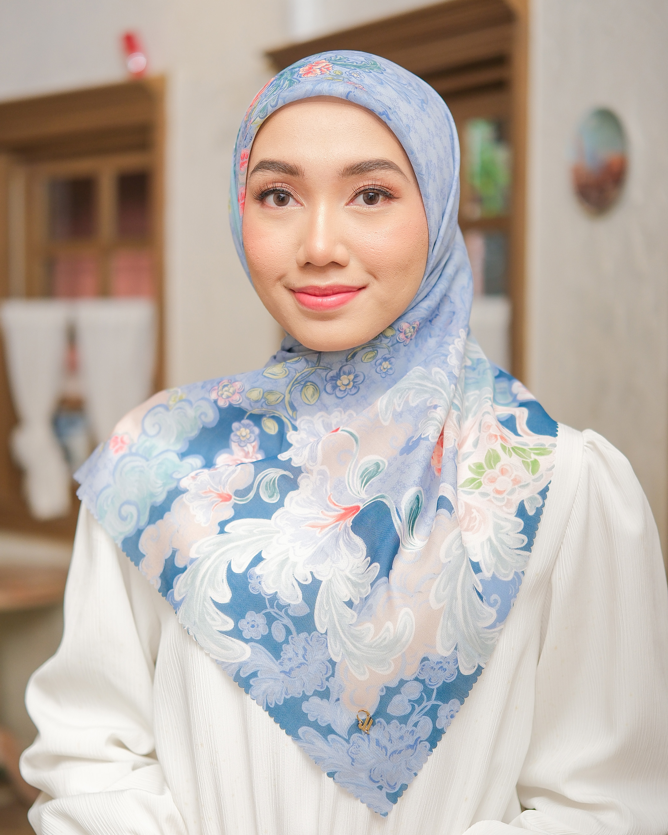 AMALA SCARF - SKY BLUE