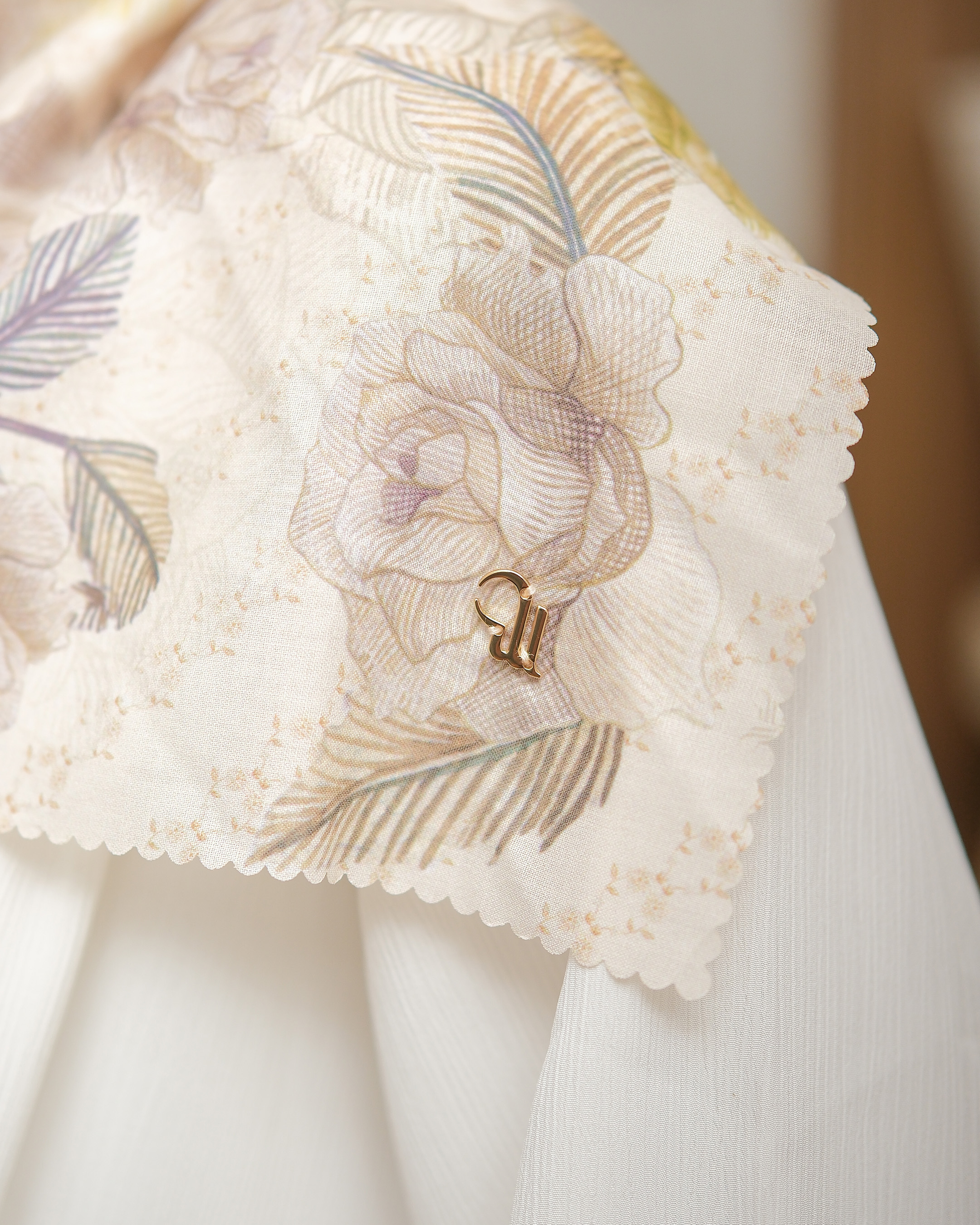 CHRYSA SCARF - IVORY