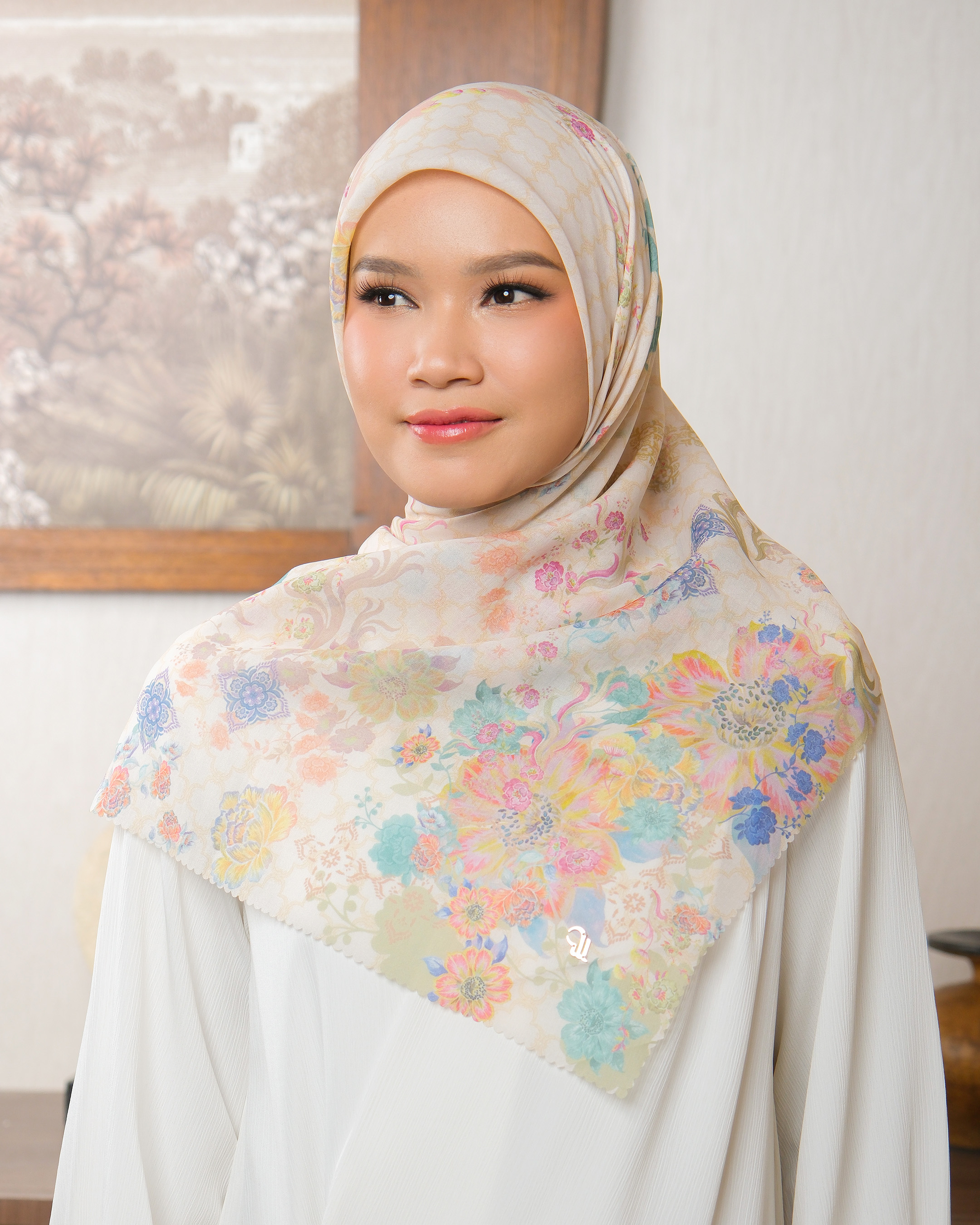 BLOOME SCARF - IVORY