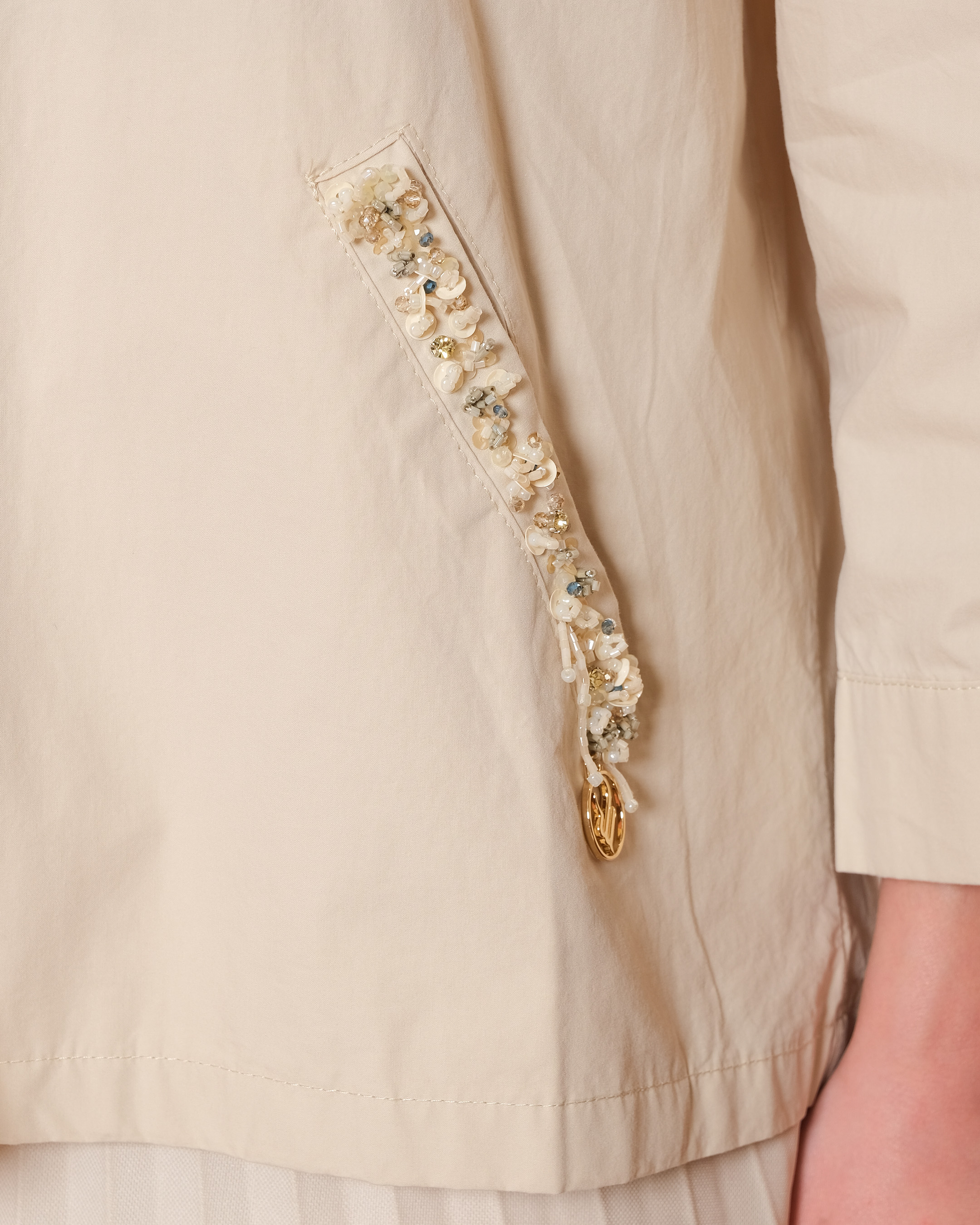 SOLENE SHIRT - GLASS GREEN