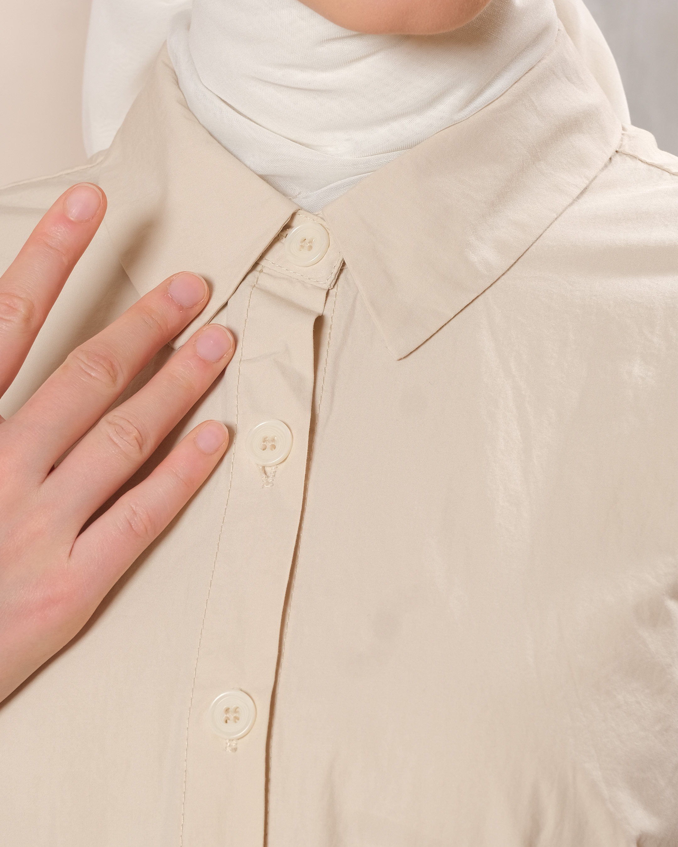 SOLENE SHIRT - GLASS GREEN