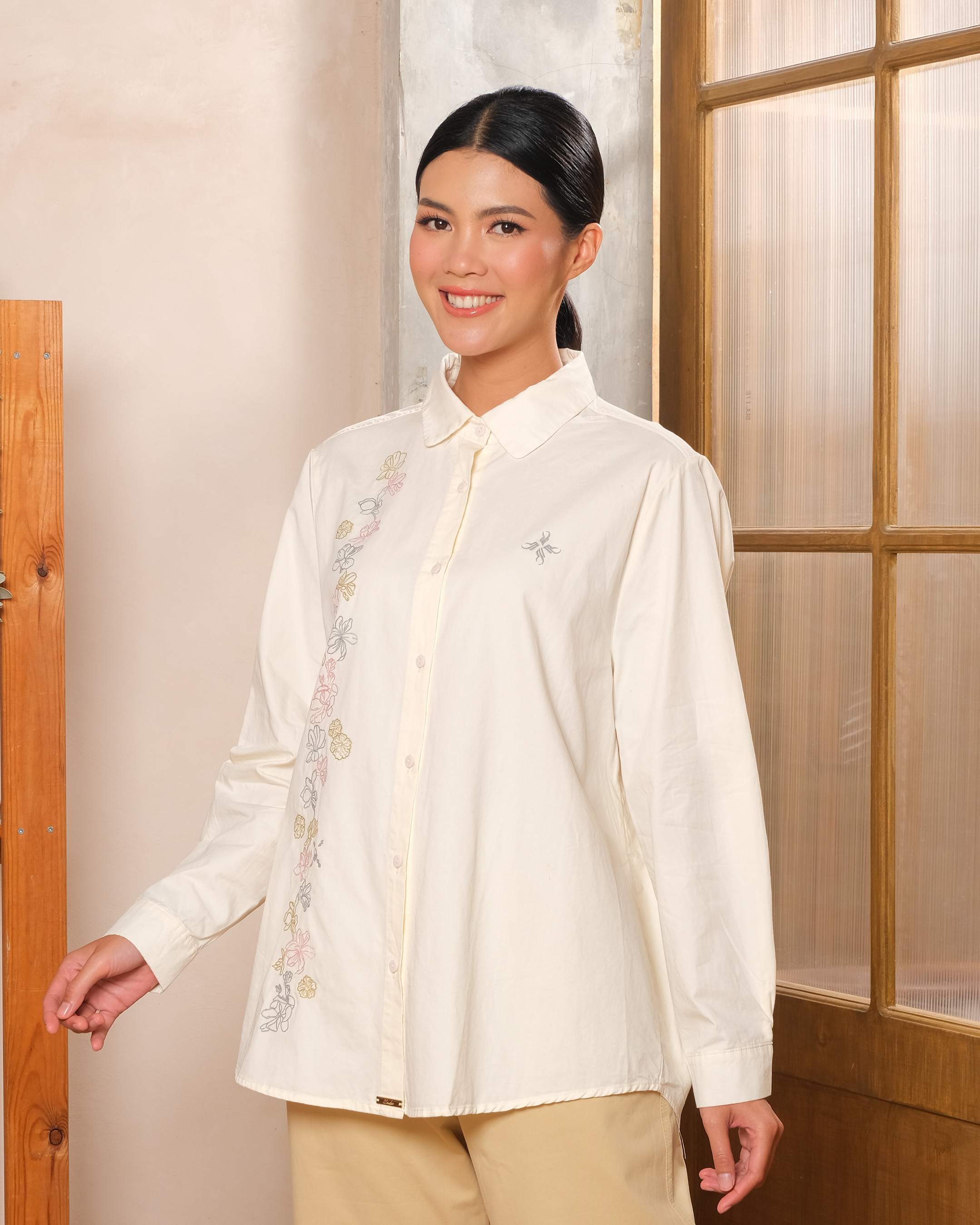 INARA SHIRT - BUTTER