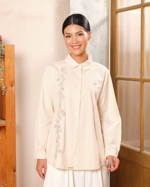 Image of INARA SHIRT - BUTTERCREAM