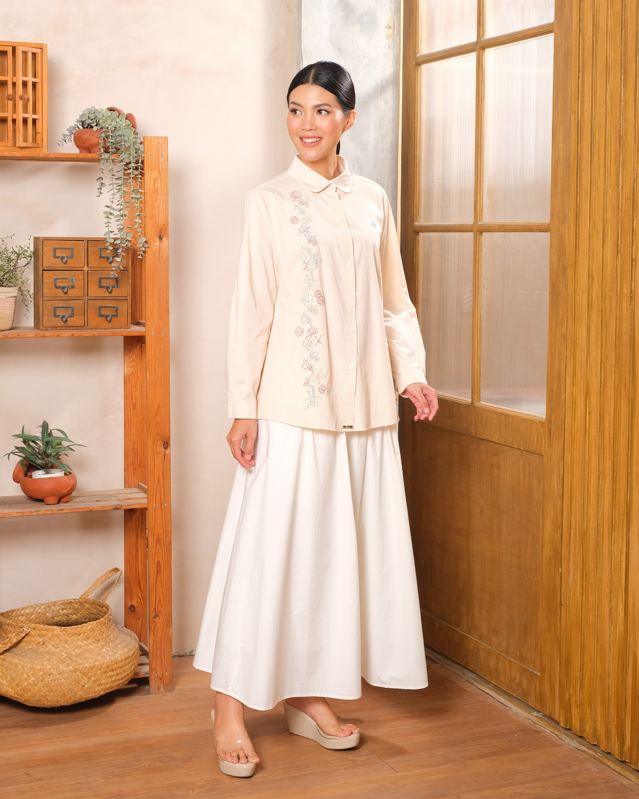 INARA SHIRT - BUTTERCREAM