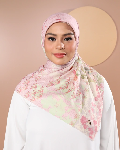 Image of ANALA SCARF - PASTEL PINK