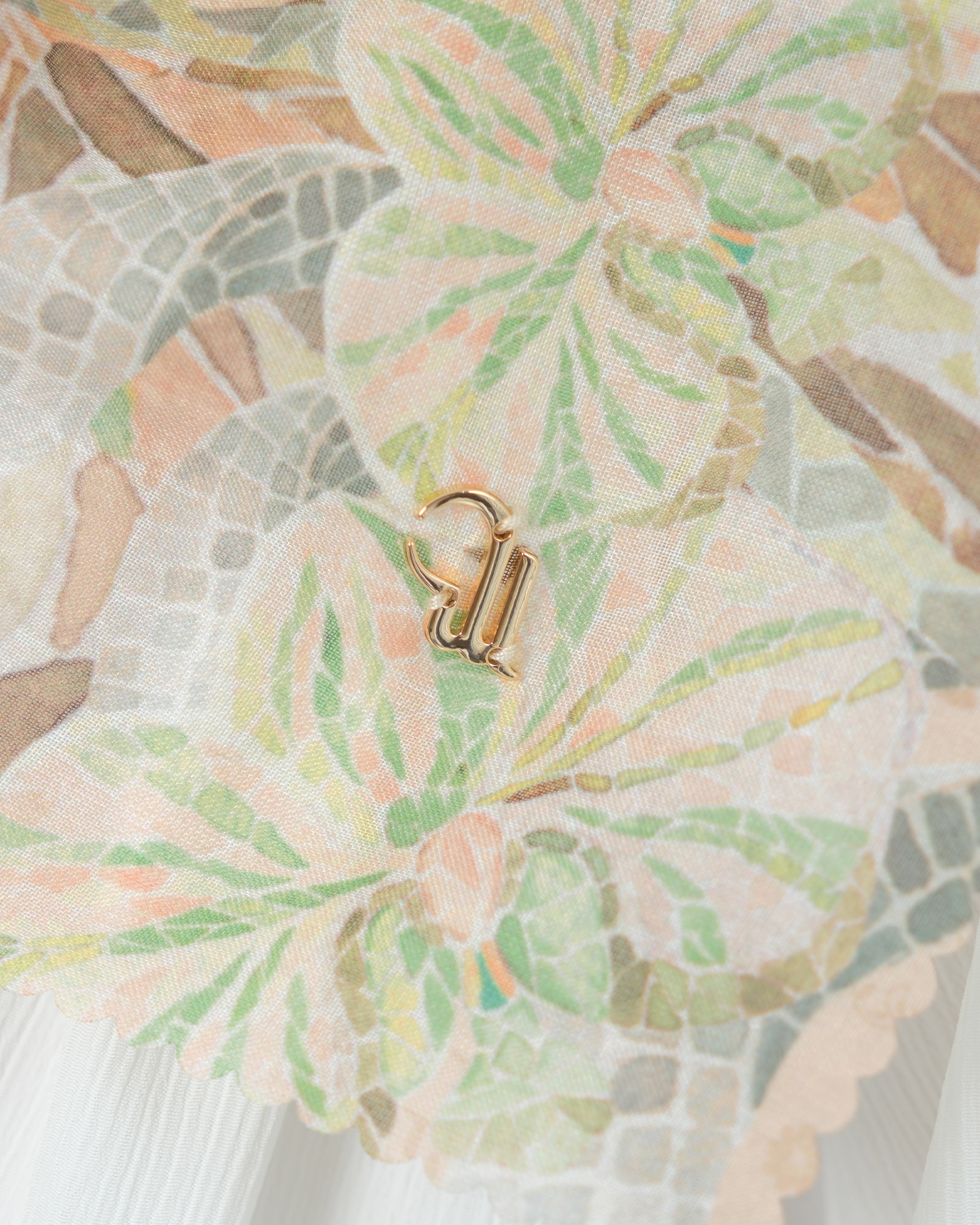 CALULLA SCARF - PEACH