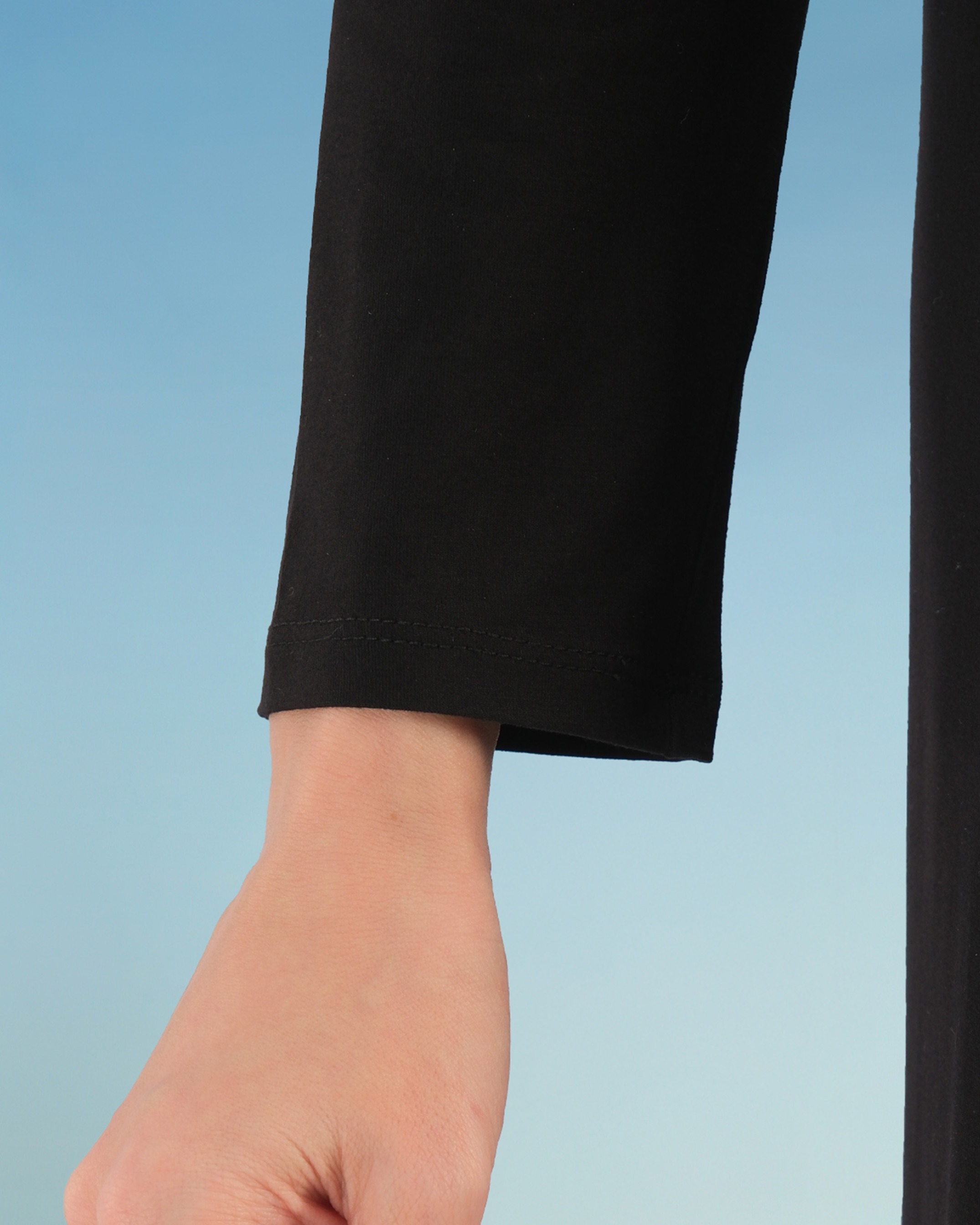BALENS LONGSLEEVE DRESS INNER - BLACK