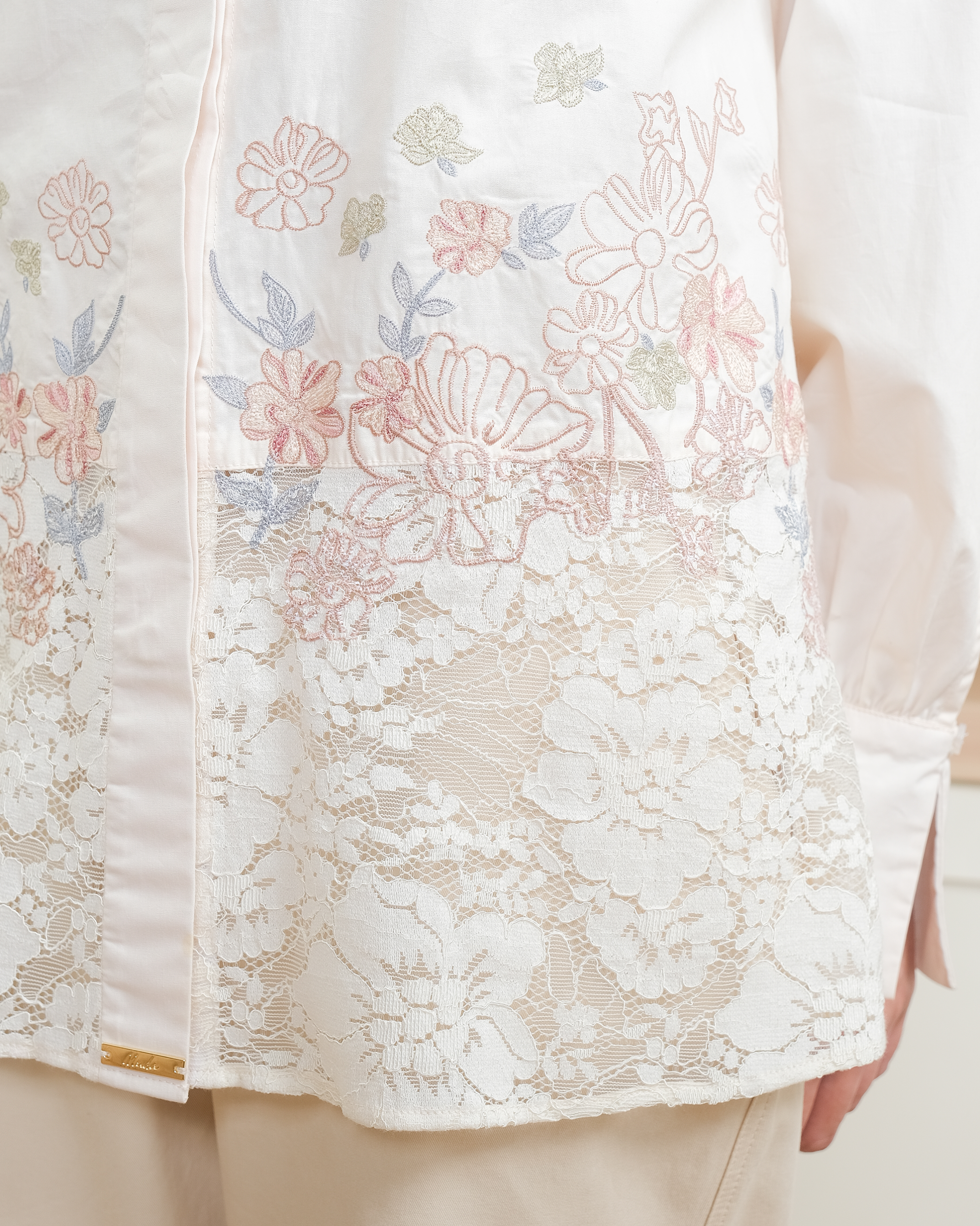 FLEUR SHIRT - BUTTERCREAM
