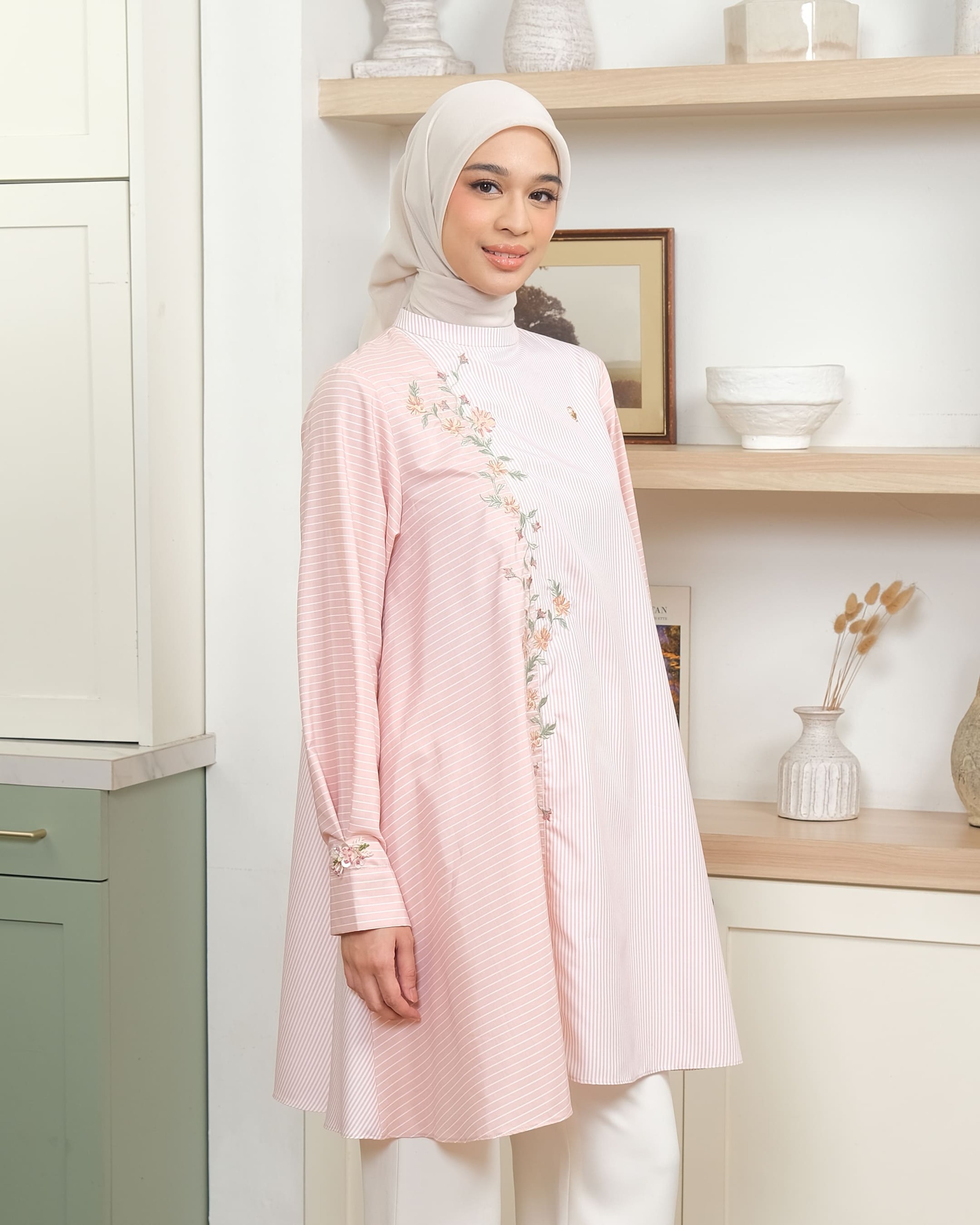 FLORIE TUNIC - TROPICAL PEACH