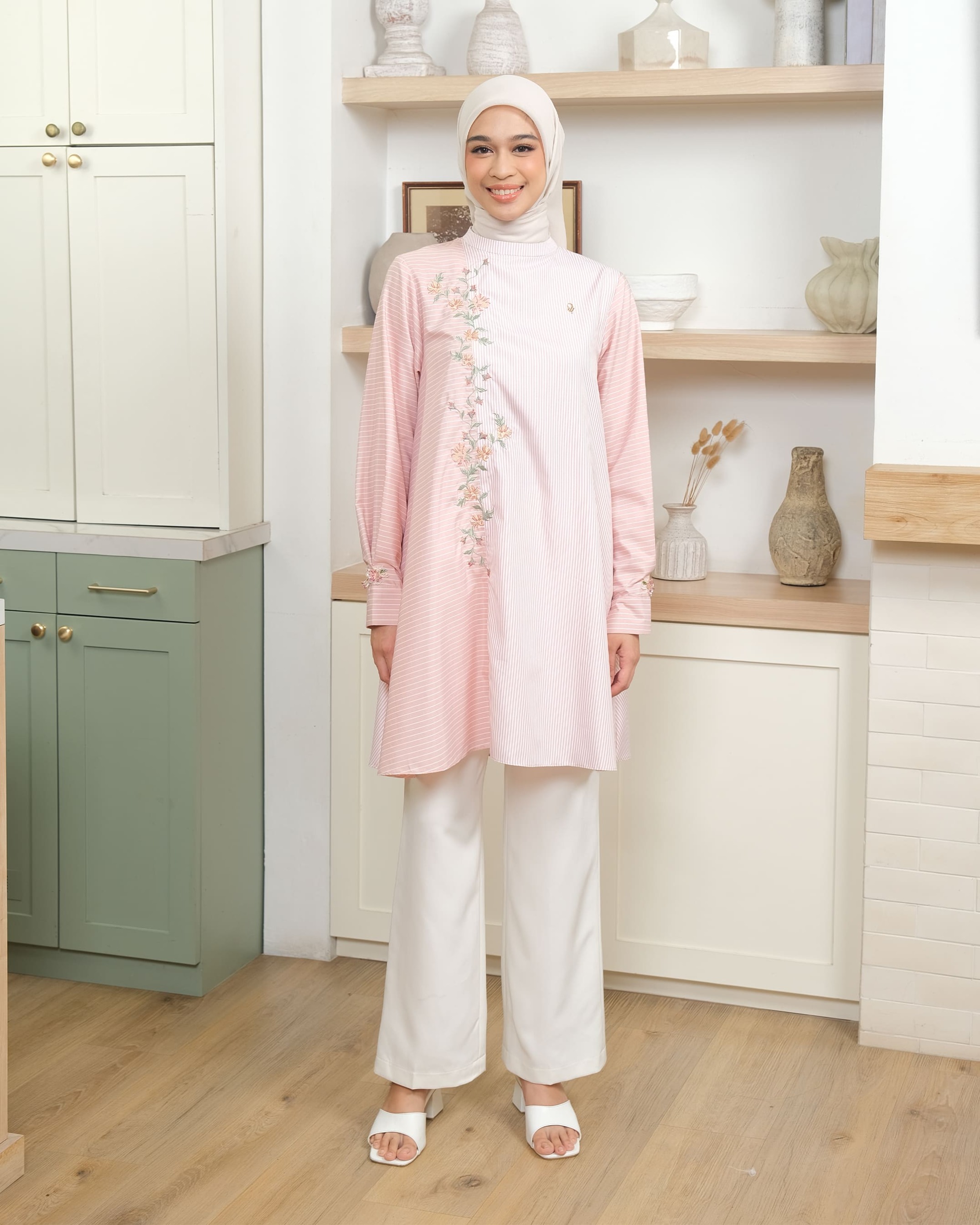 FLORIE TUNIC - TROPICAL PEACH