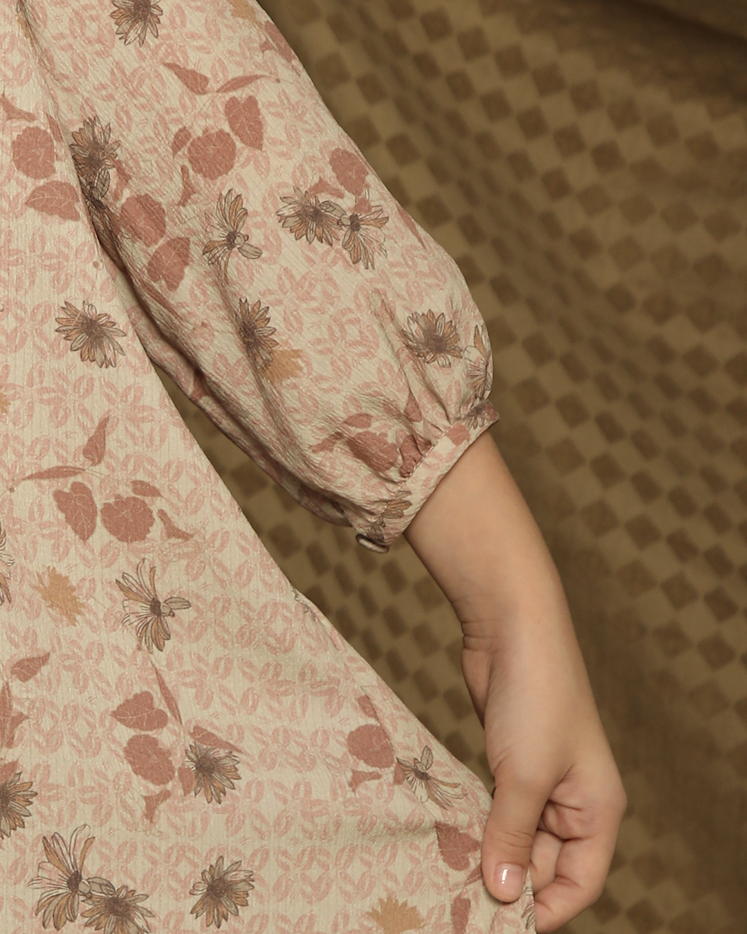 ISHWARI DRESS ANAK - REDWOOD