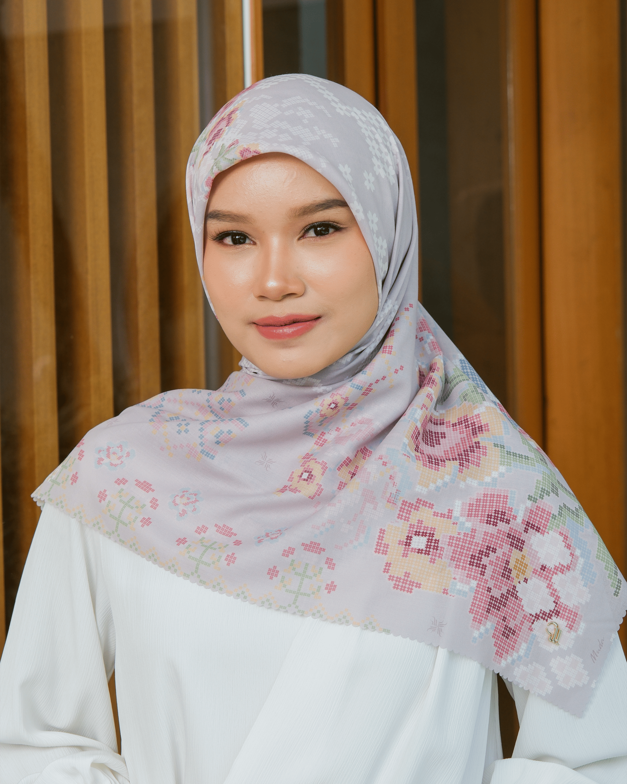 NAVARA SCARF - GREY
