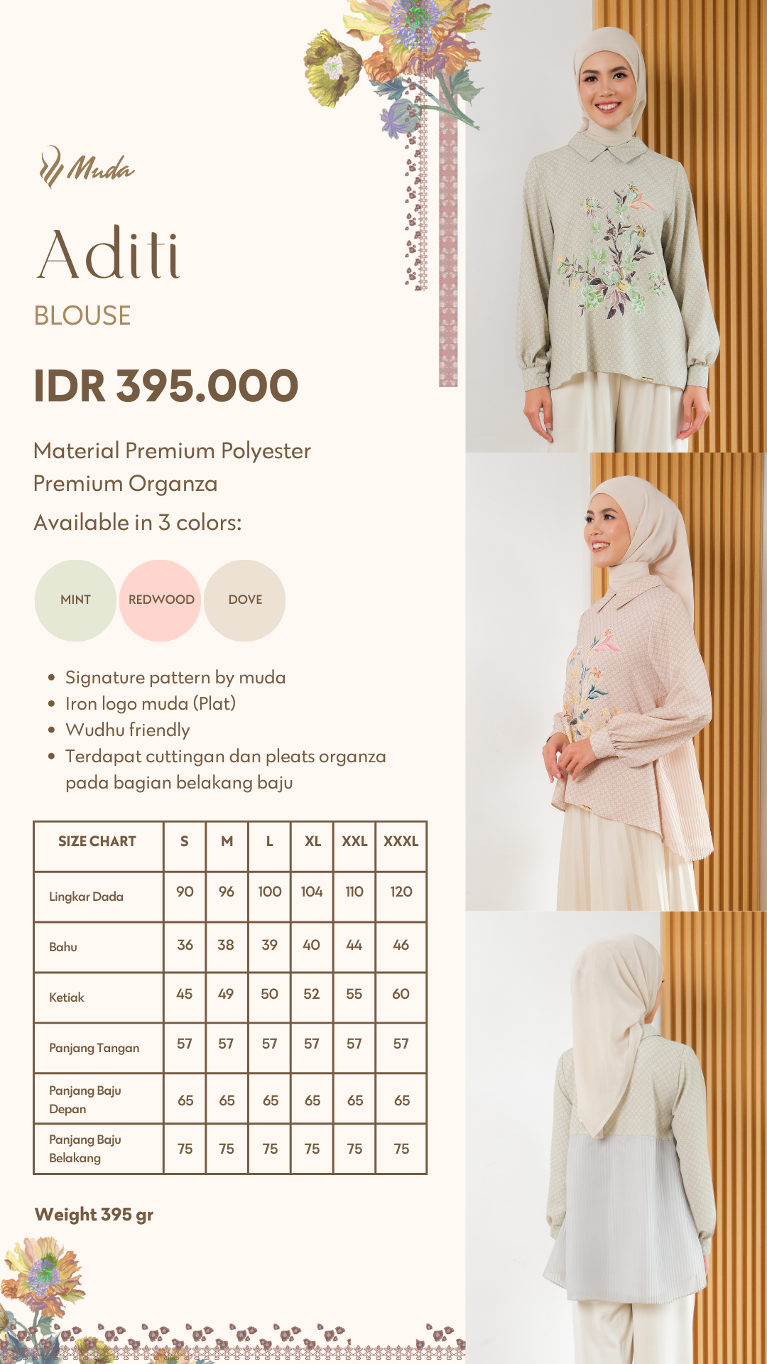 ADITI BLOUSE - MINT