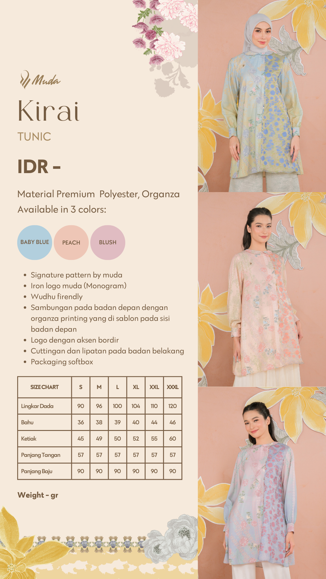 KIRAI TUNIC - BLUSH