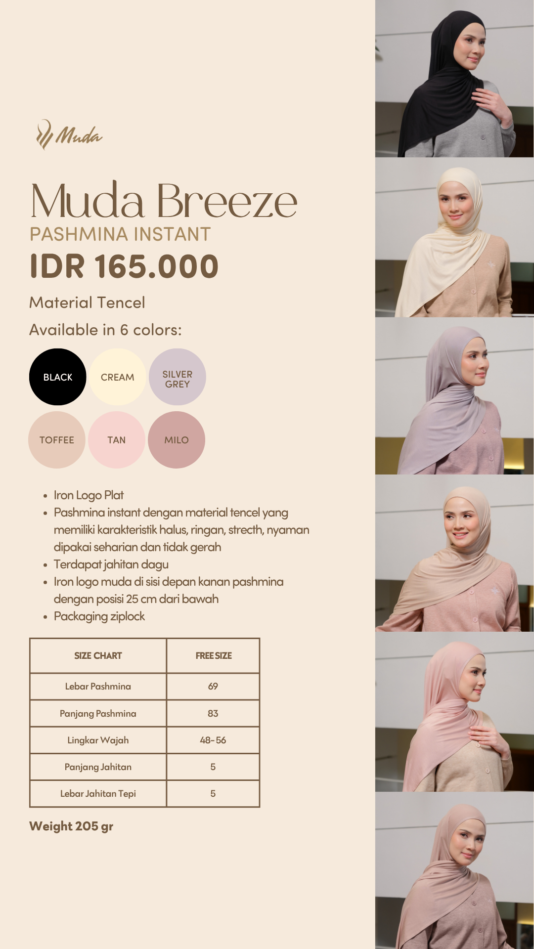 BREEZE PASHMINA TENCEL