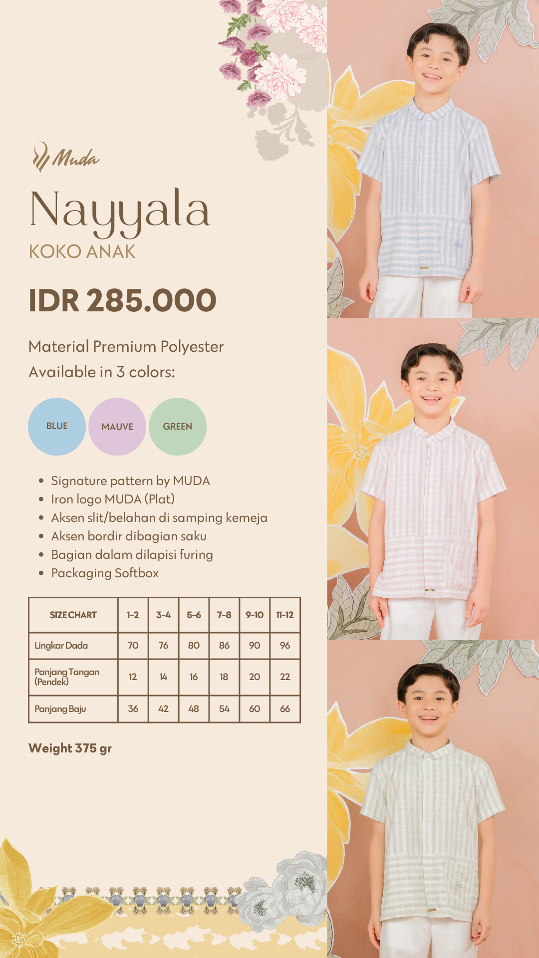 NAYYALA KOKO ANAK - MAUVE