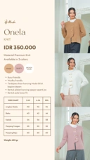ONELA KNIT - BROKEN WHITE