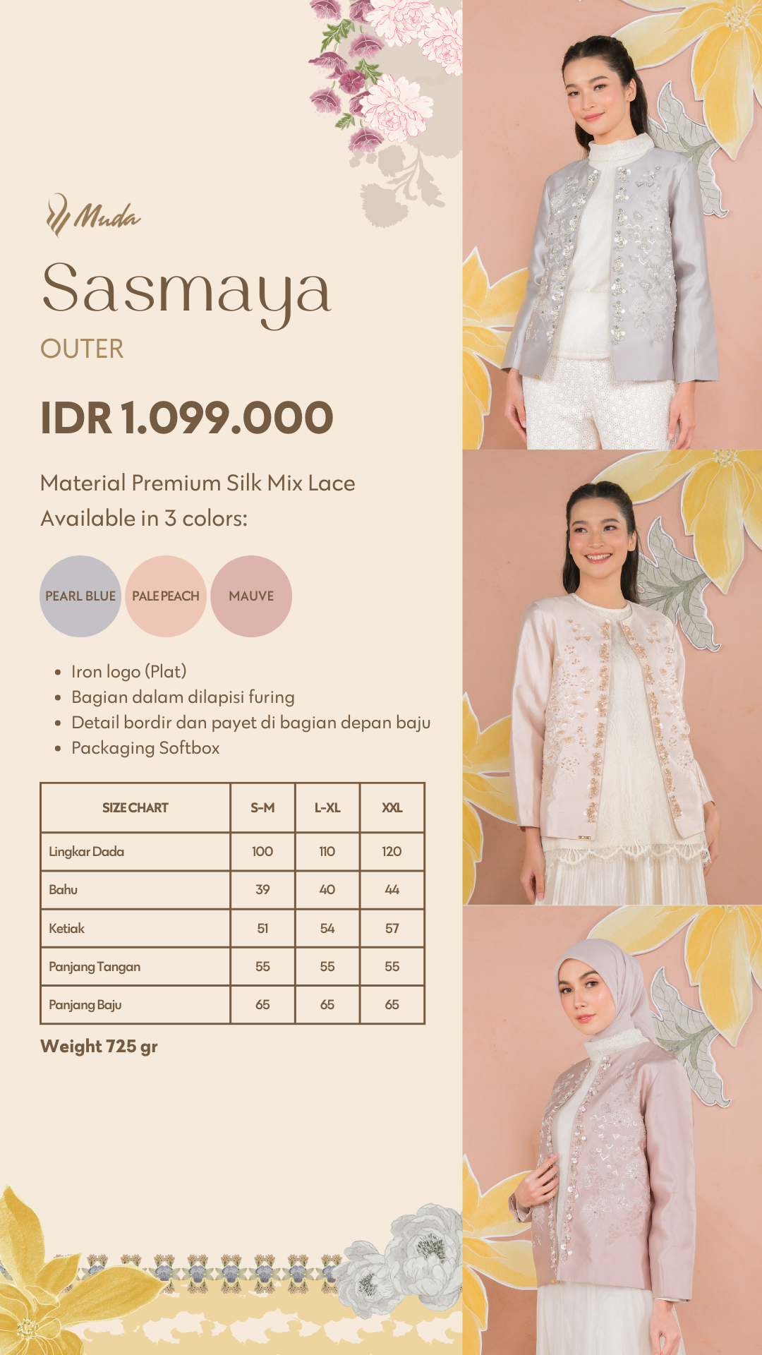 SASMAYA OUTER - MAUVE