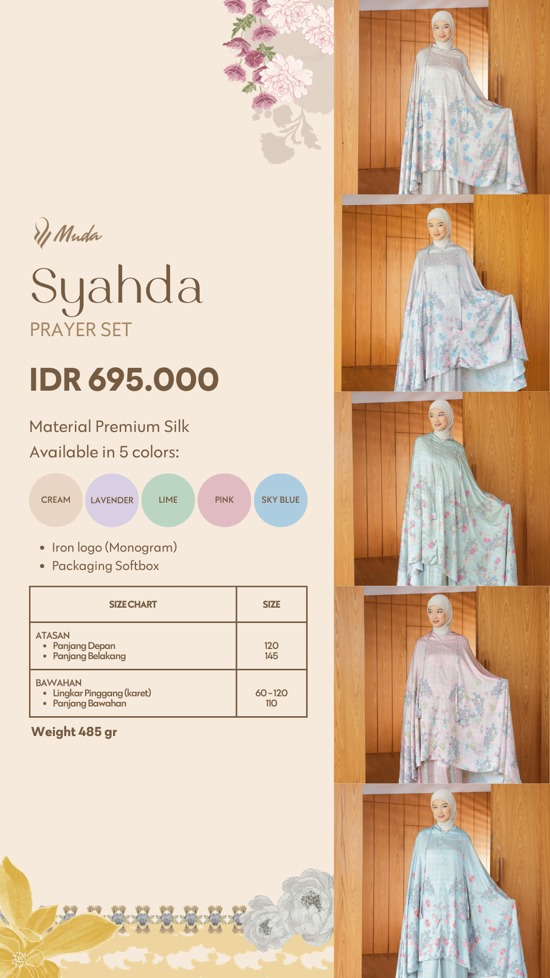 SYAHDA PRAYER SET - PINK