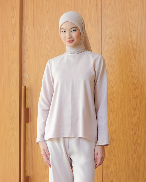 Image of SASMAYA LONGSLEEVE INNER - DUSTY PINK