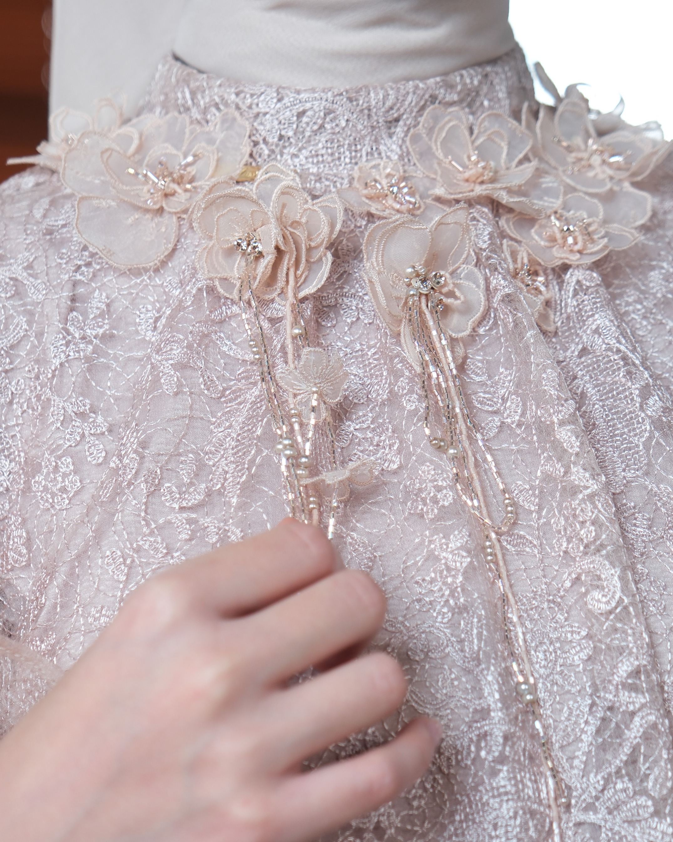 SASMAYA MIDI DRESS - DUSTY PINK