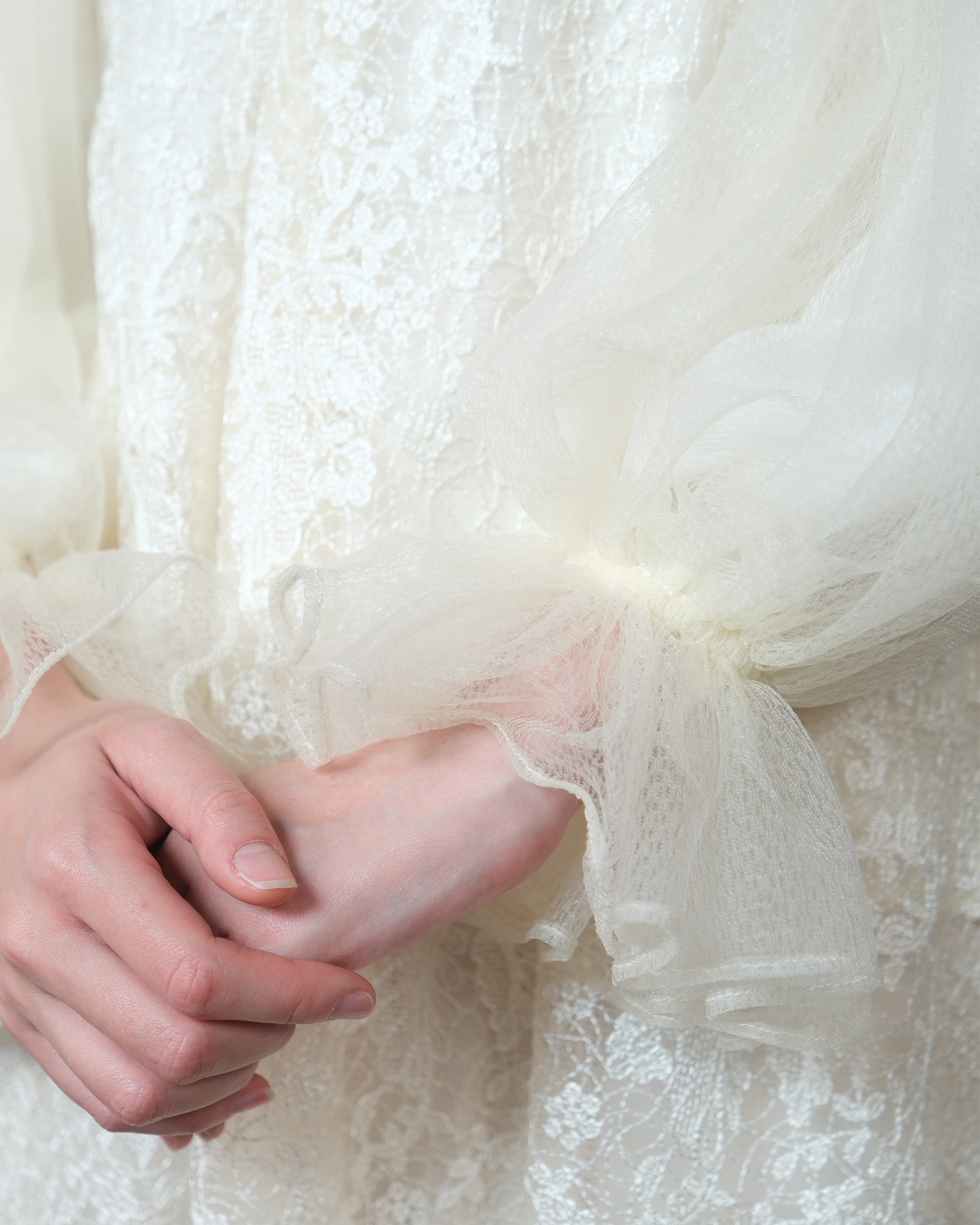 SASMAYA MIDI DRESS - IVORY