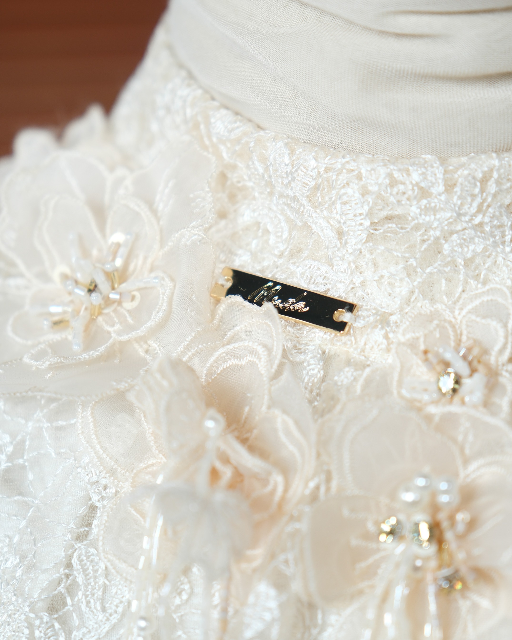 SASMAYA MIDI DRESS - IVORY