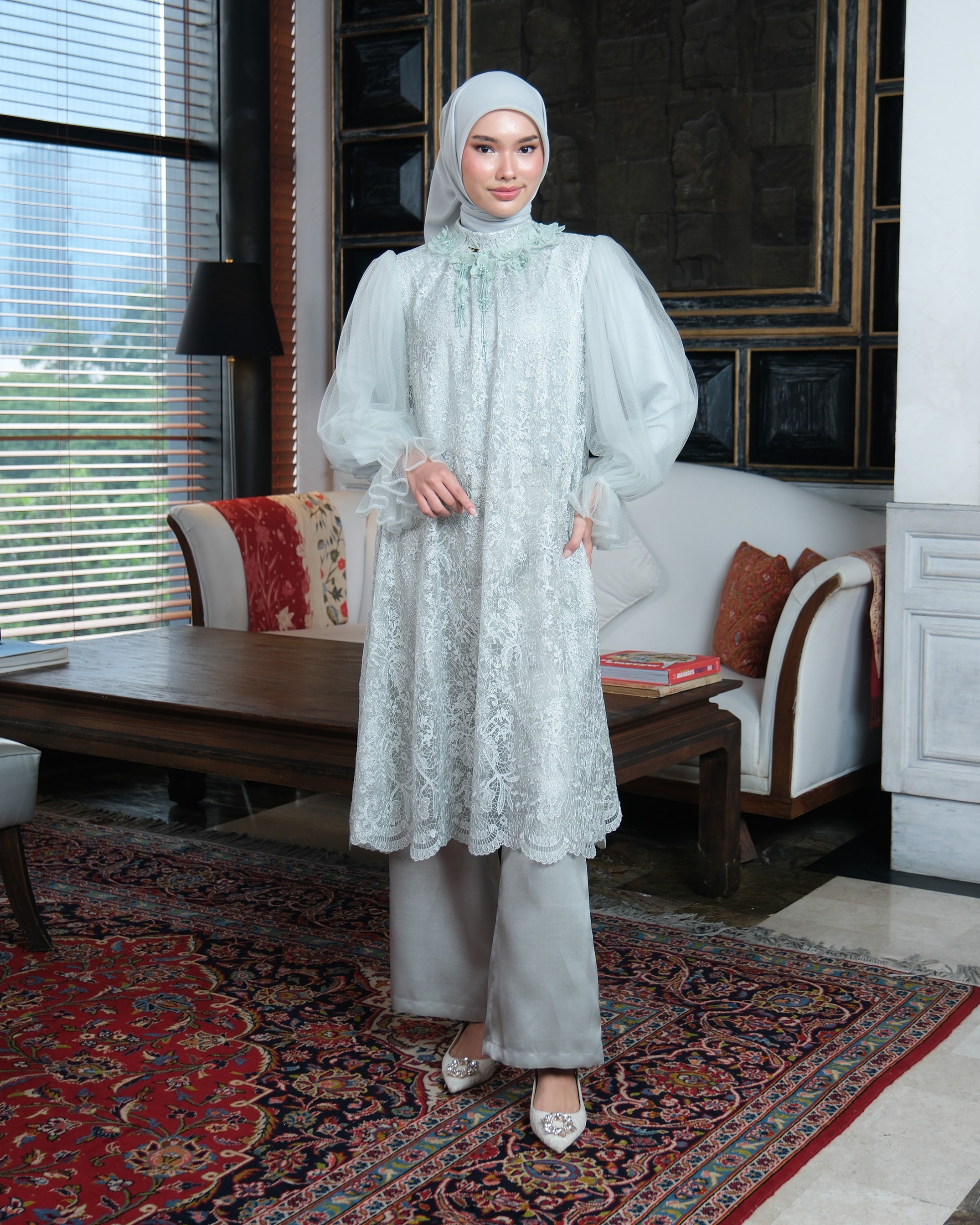 SASMAYA MIDI DRESS - MINT