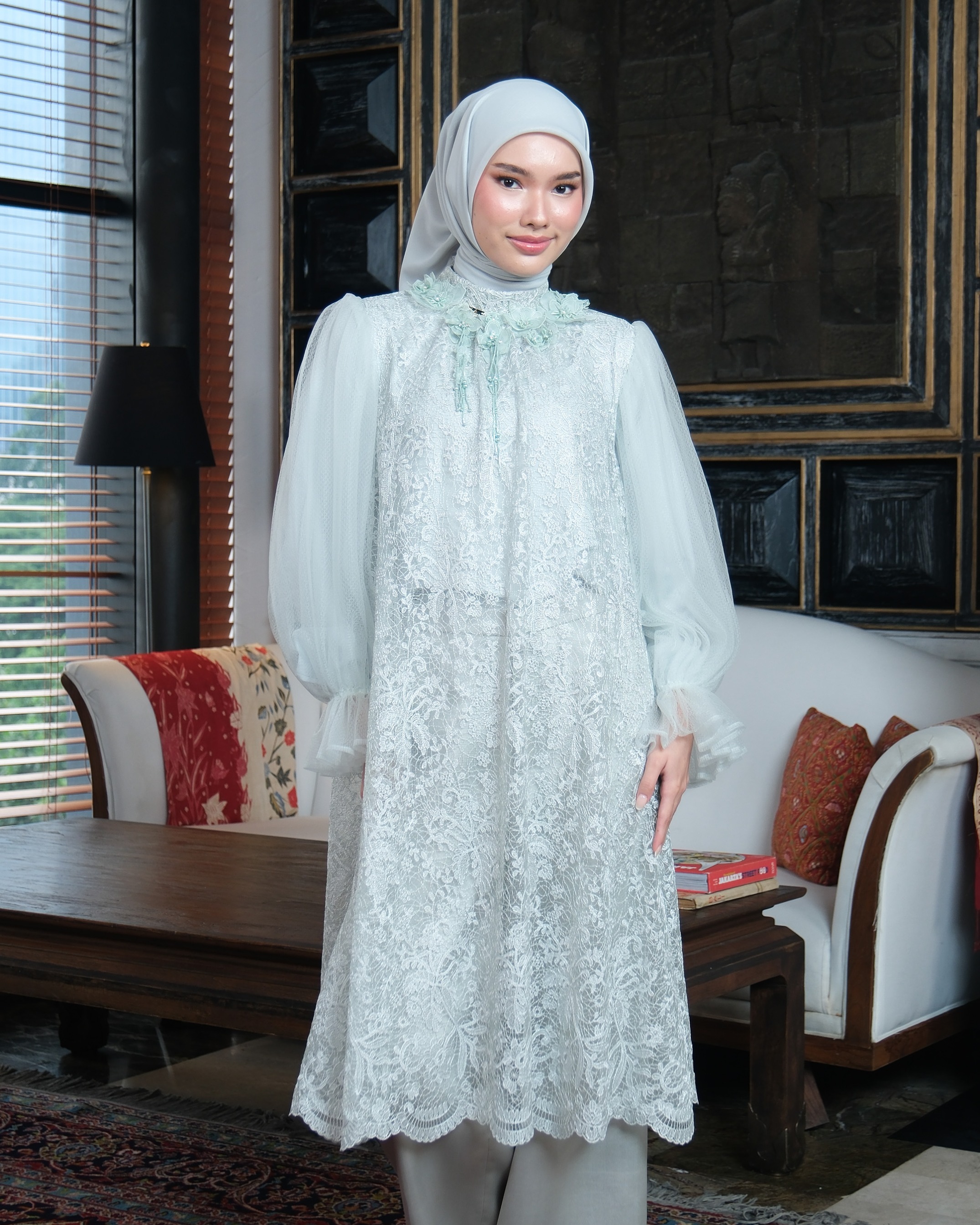 SASMAYA MIDI DRESS - MINT