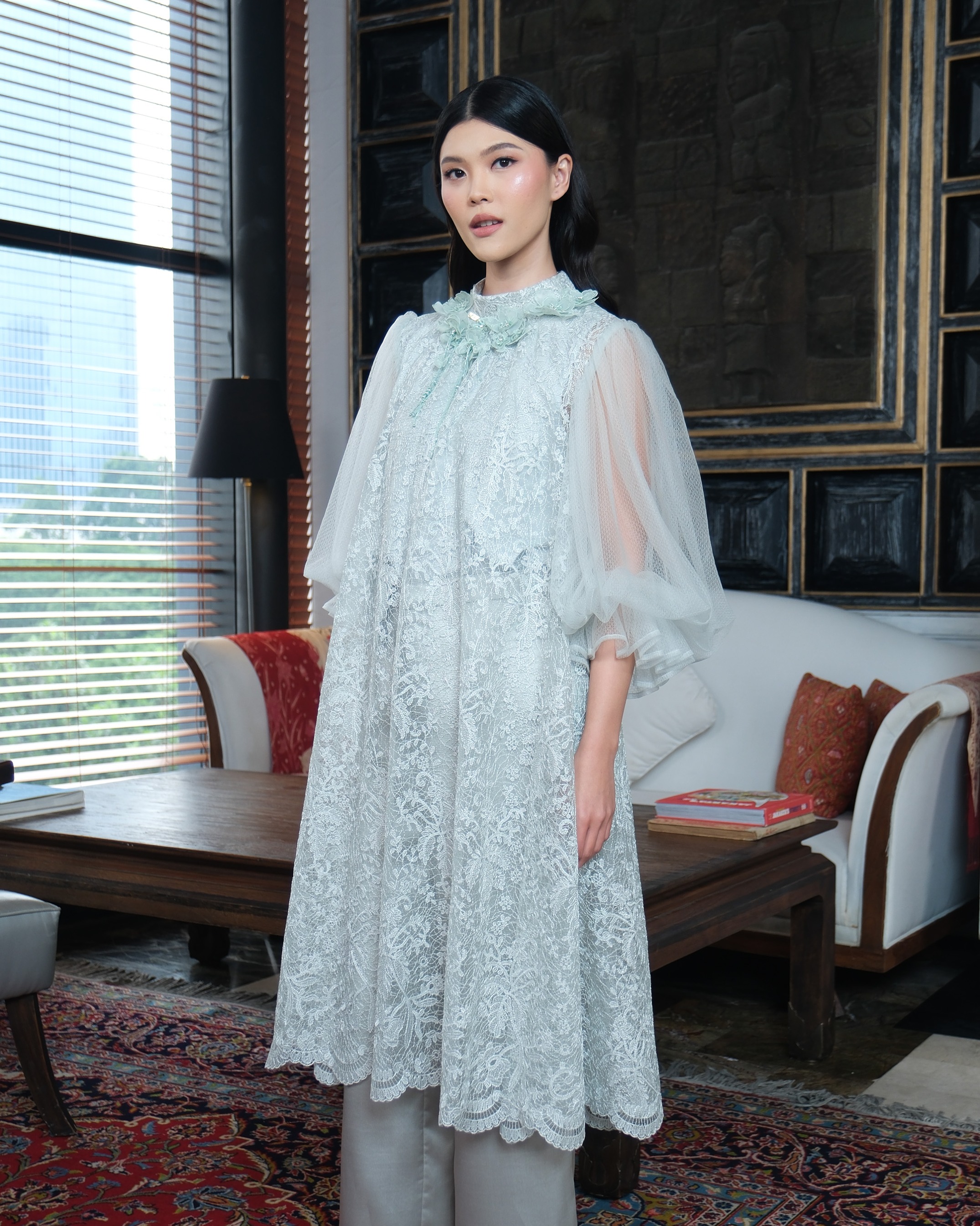 SASMAYA MIDI DRESS - MINT