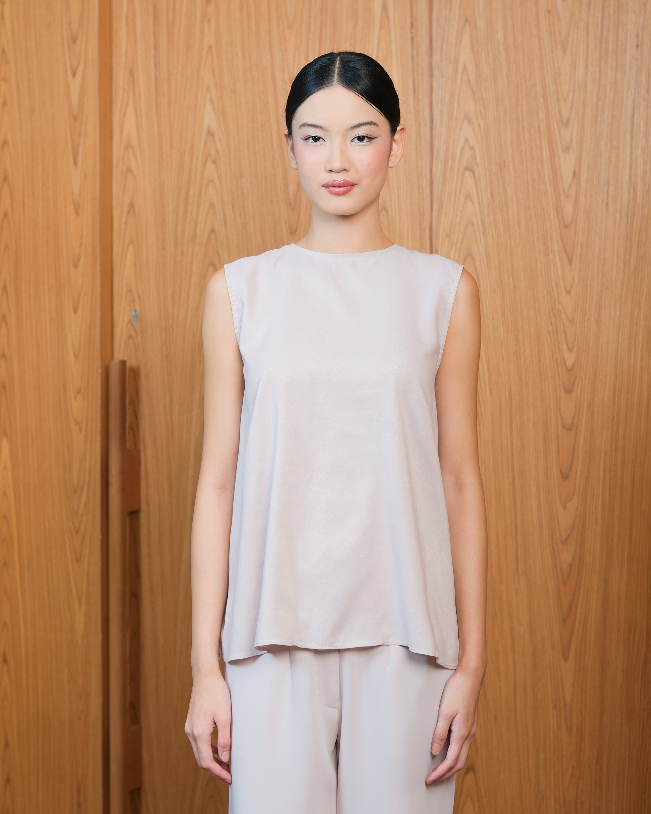 SASMAYA SLEEVELESS INNER - DUSTY PINK