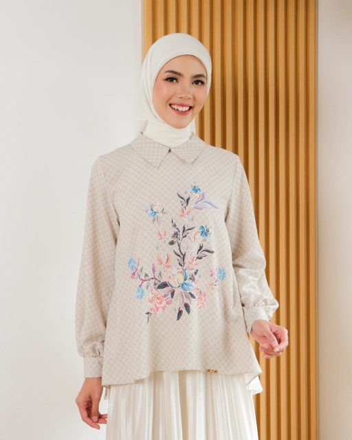Image of ADITI BLOUSE - DOVE