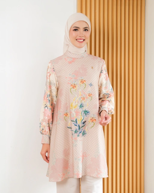 Image of ADITI TUNIC - REDWOOD