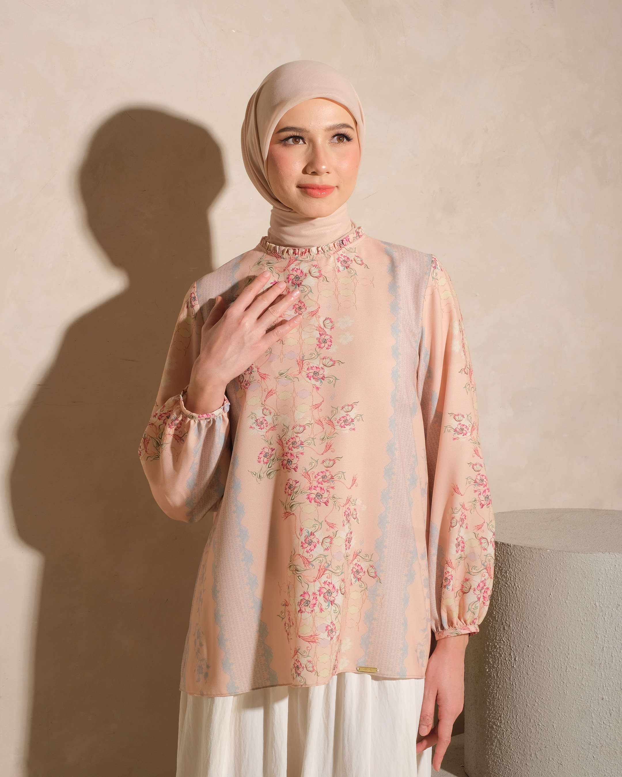 AMAYA BLOUSE - BLUE